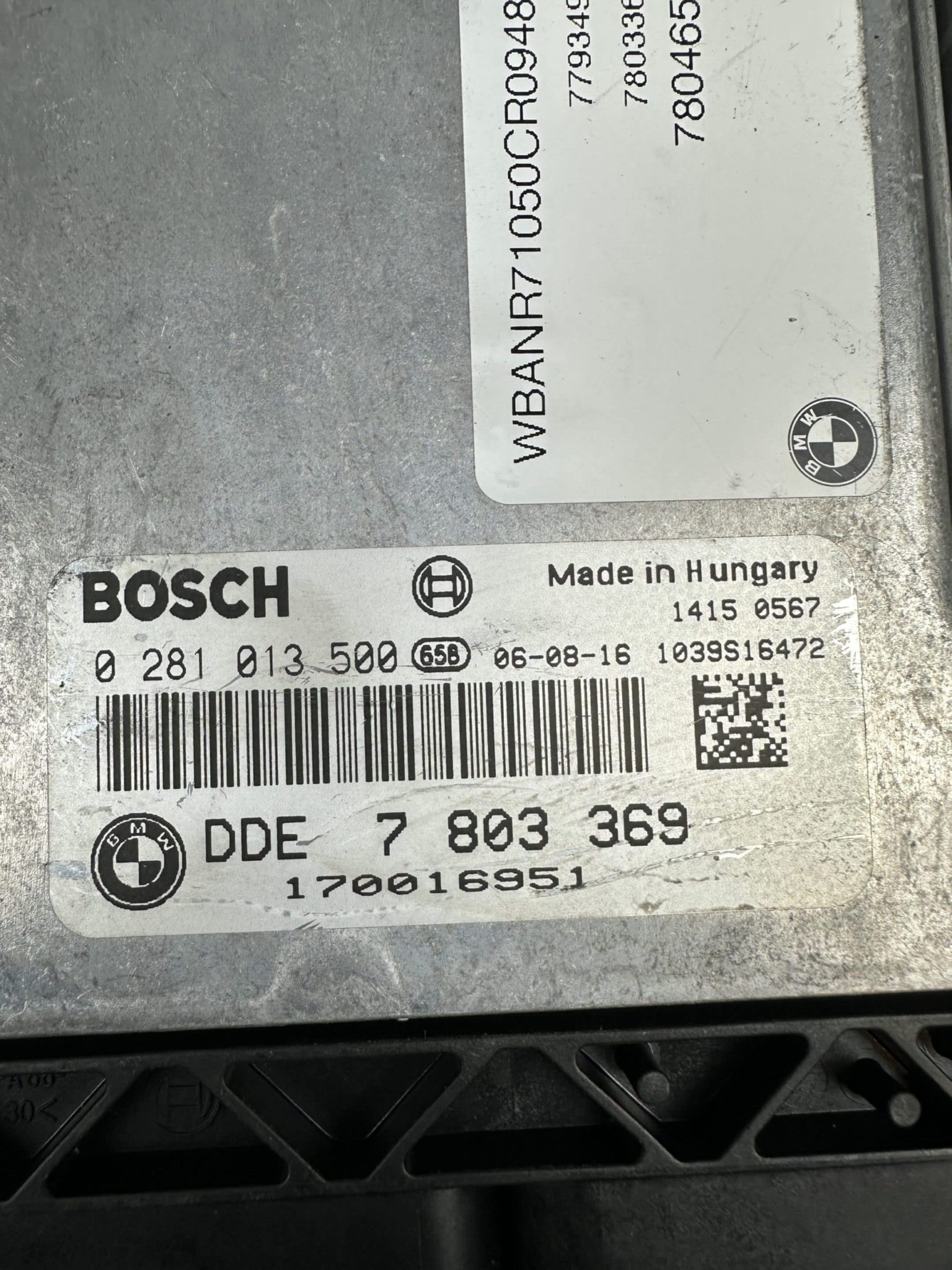 Engine ECU Control Module 7803369 BMW E60