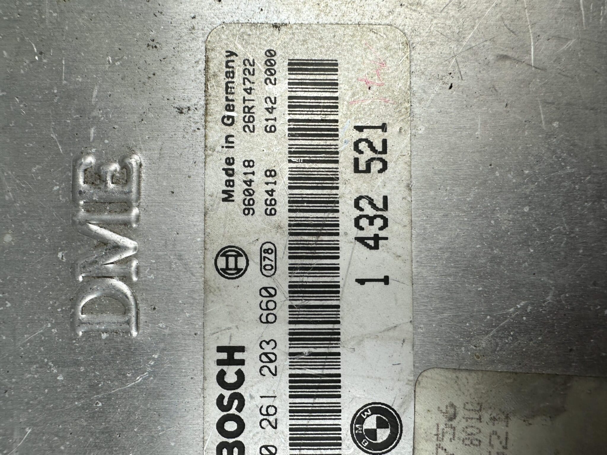 Engine ECU Control Module 1432521 BMW E36