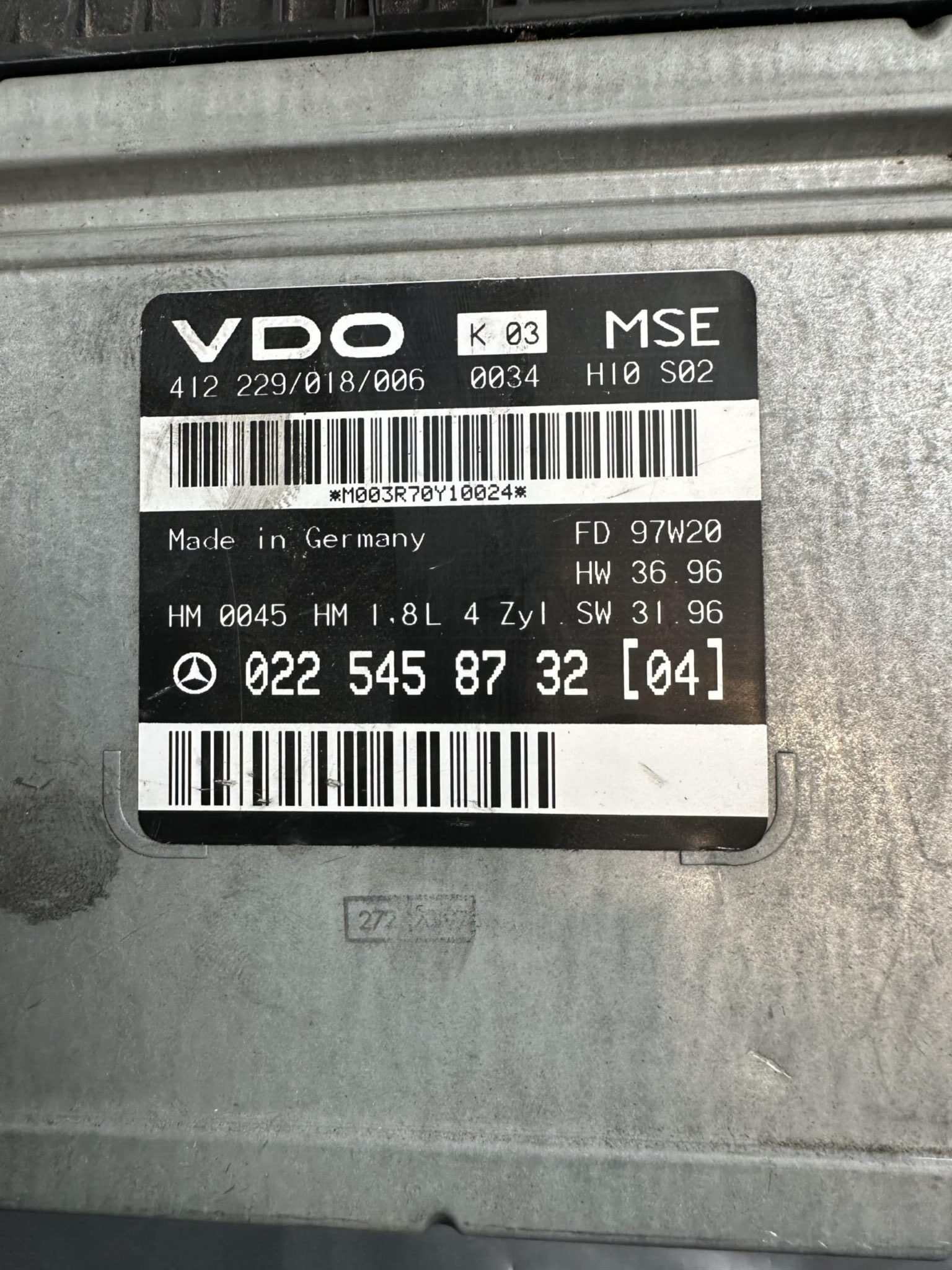 0225458732 Mercedes-Benz W202