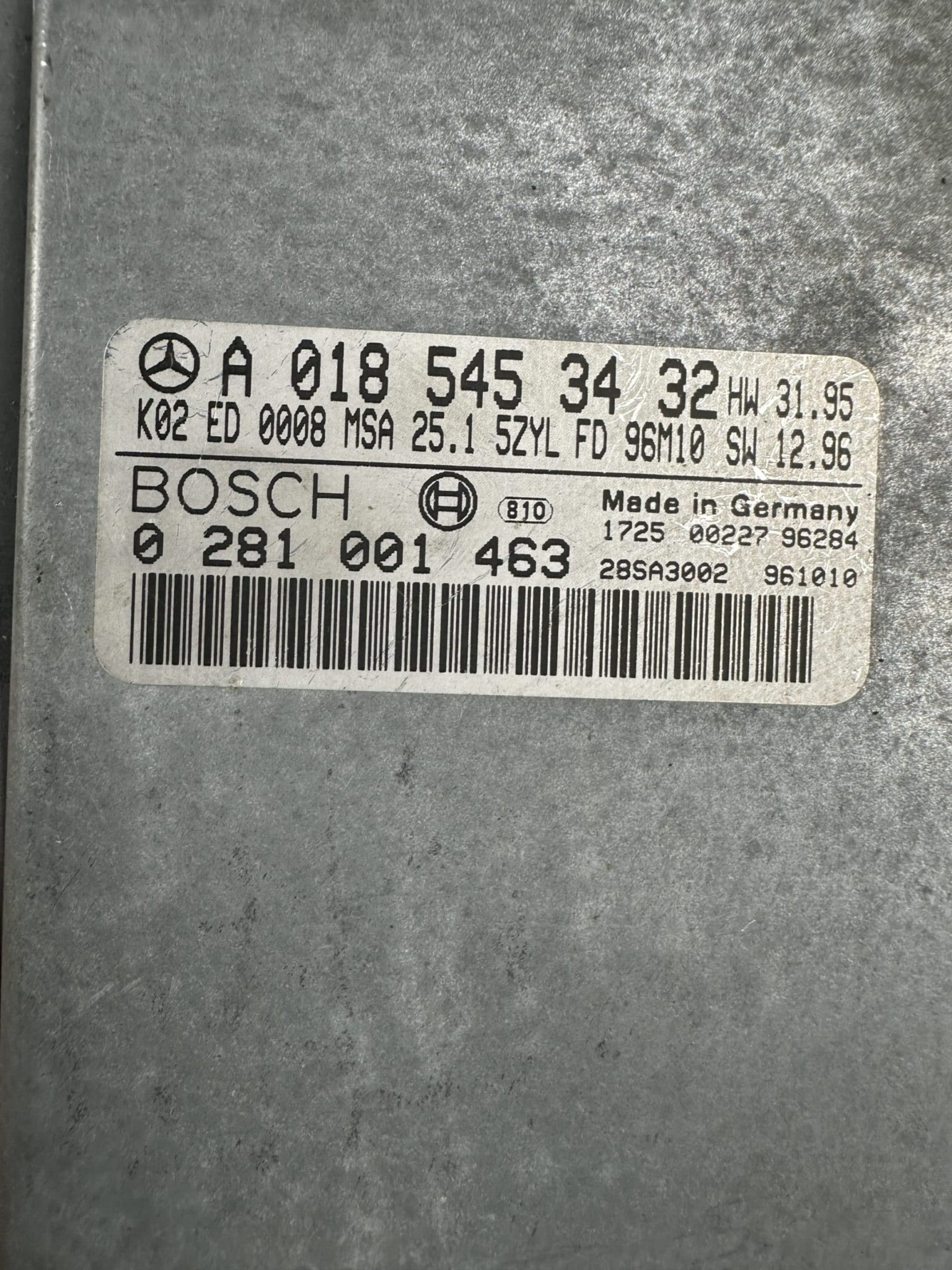 A0185453432 Mercedes-Benz W202