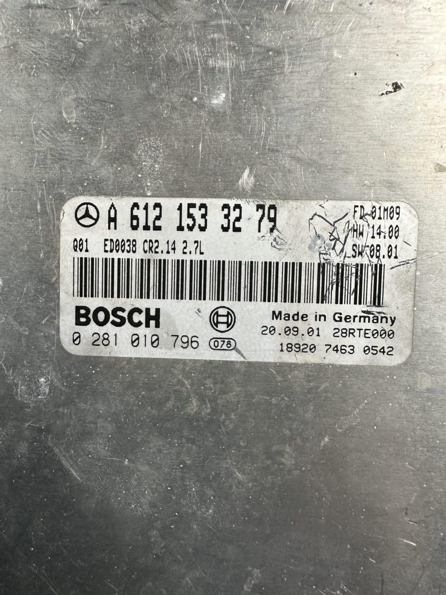 A6121533279 Mercedes-Benz W163