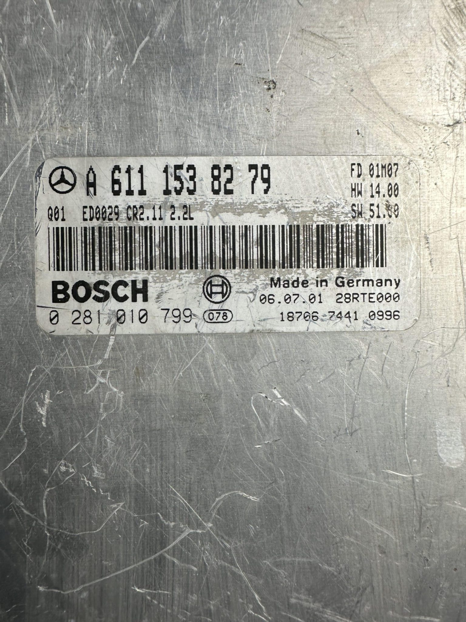 A6111538279 Mercedes-Benz W203