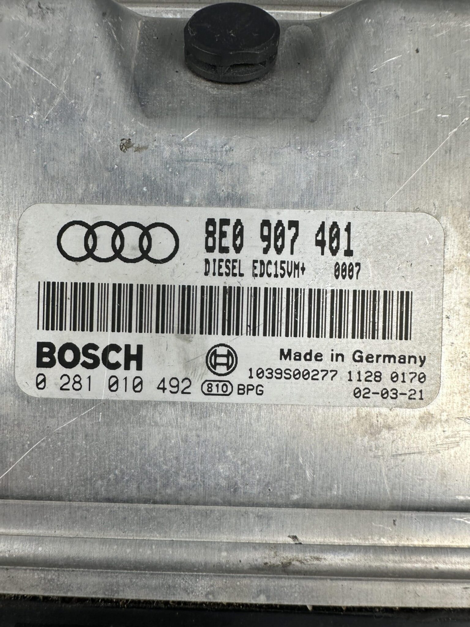 8E0907401 Audi Engine ECU Control Module