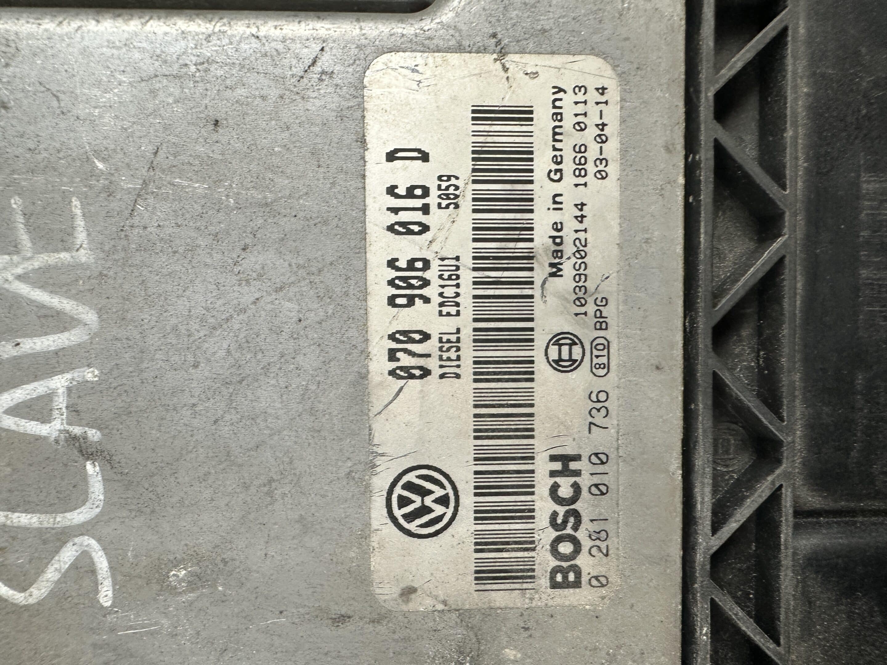 070906016D VW VOLKSWAGEN TOUAREG 5.00 TDI