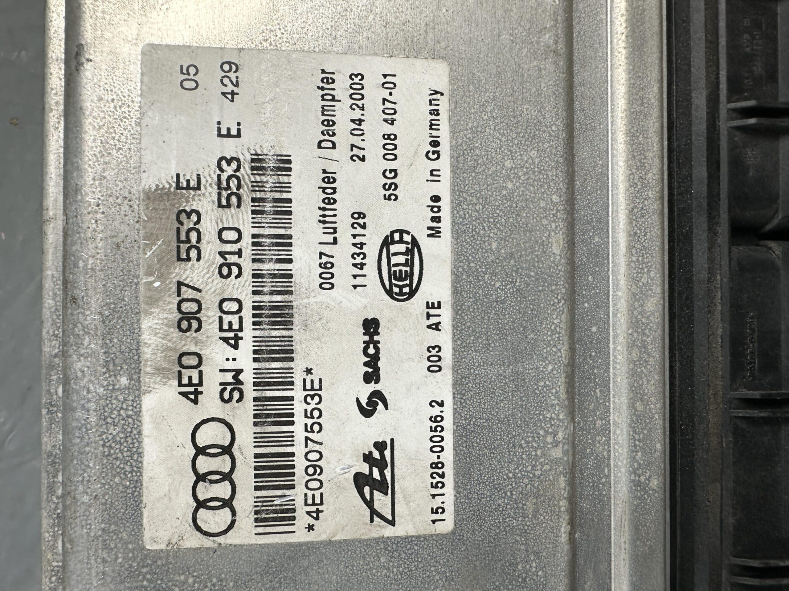 4E0907553E 4E0910553E 5SG00840701 Audi A8 S8 D3 4E