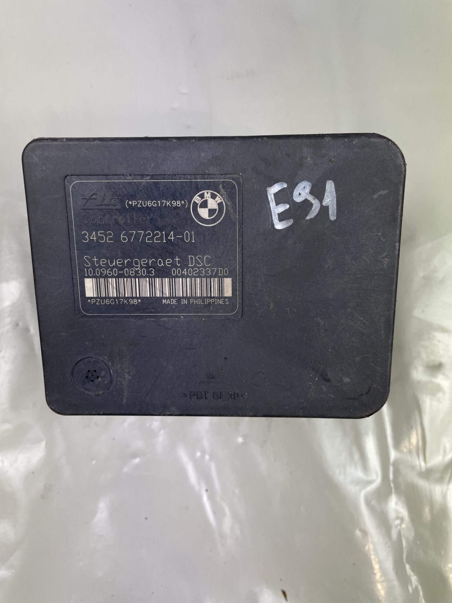 ABS Module Pump 6772214-01 BMW E87 E90