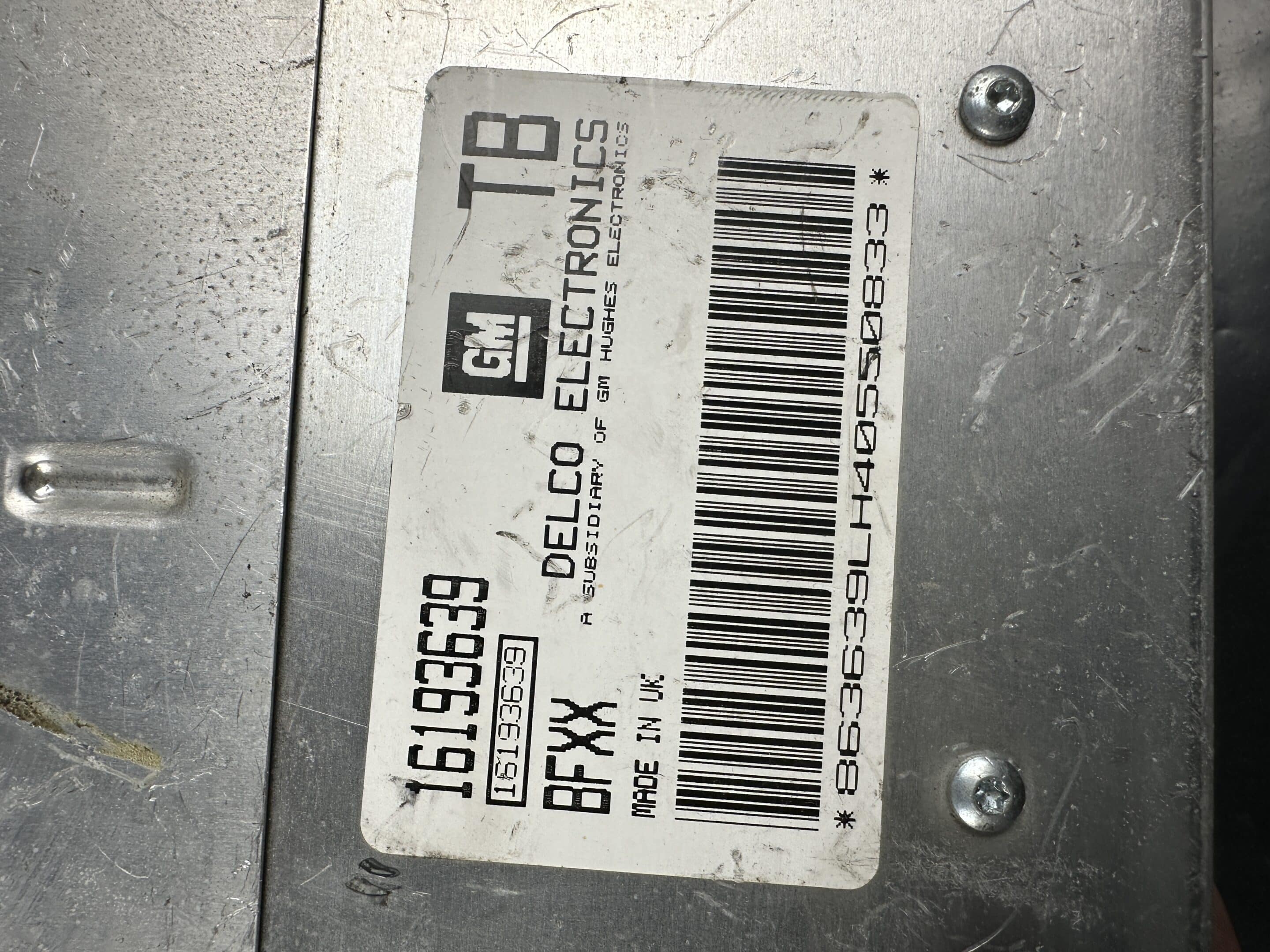 16193639 TB Opel CORSA B Engine Ecu