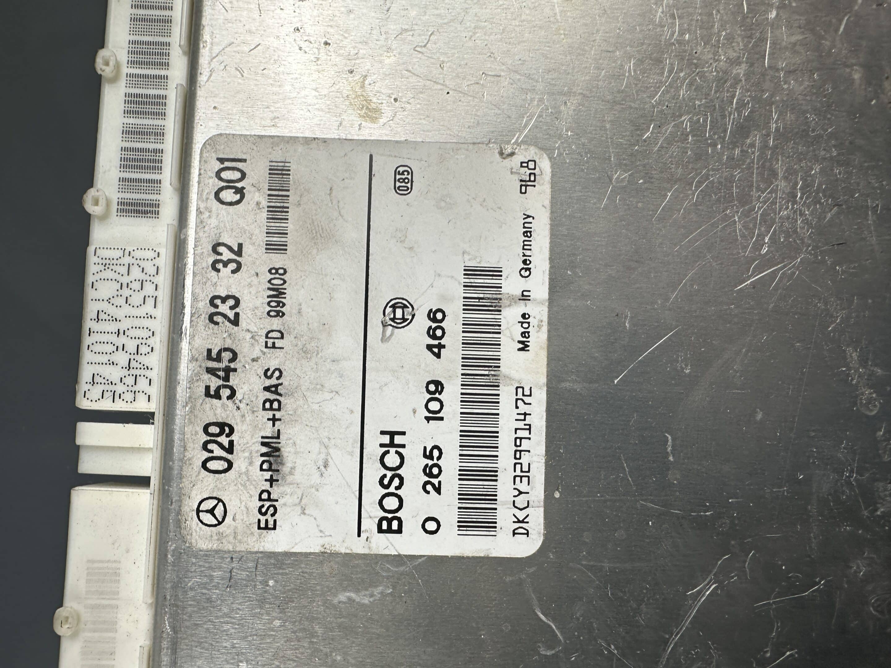 0295452332 Mercedes-Benz W210 ESP PML BAS ABS ECU Control Module 0265109466