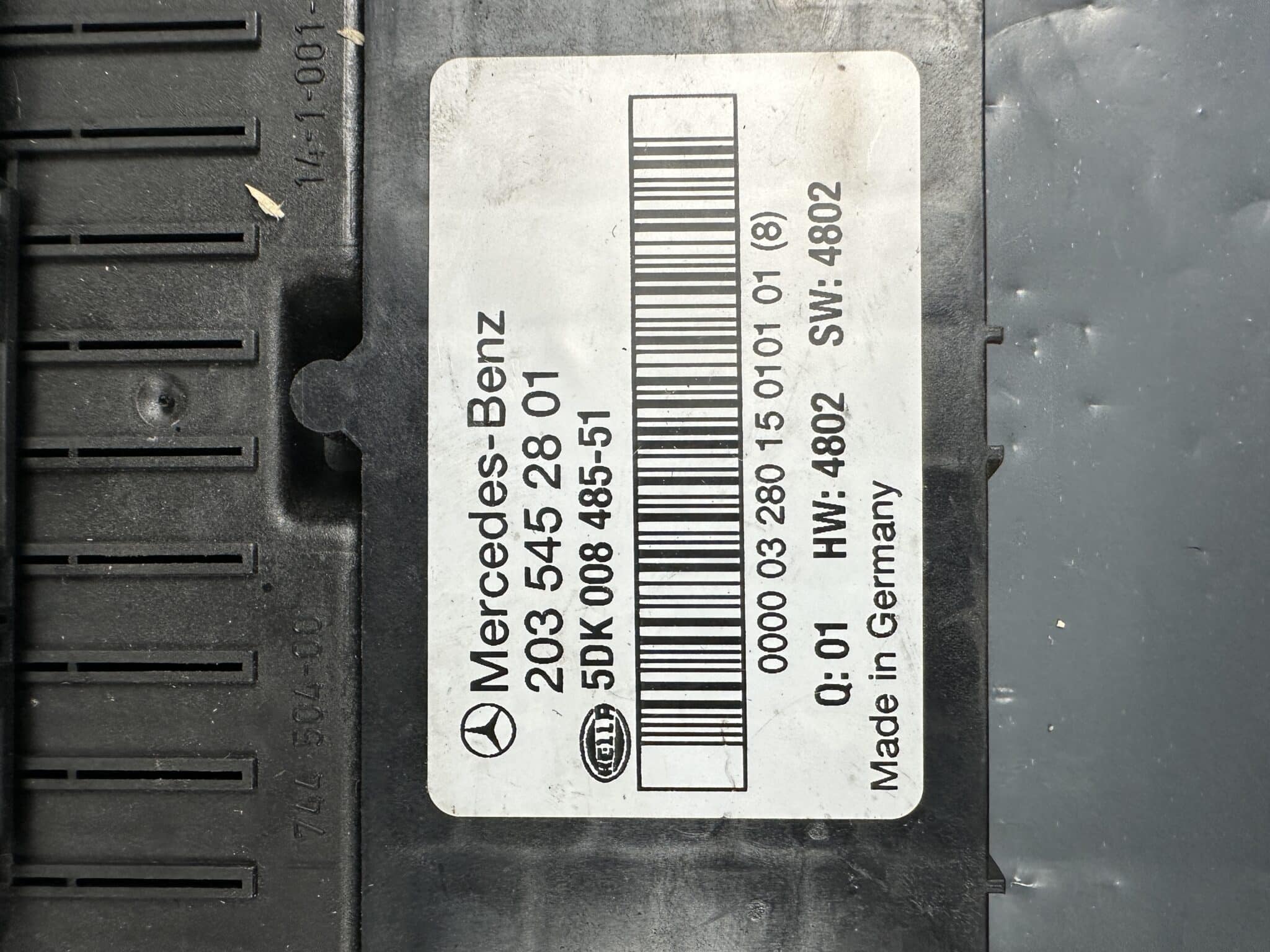2035452801 Mercedes-Benz W203 SAM Control Module