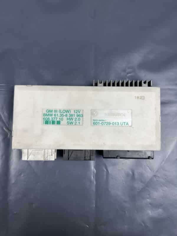 8381963 BMW E39 Body / Comfort Control Module 601-0729-013 UTA