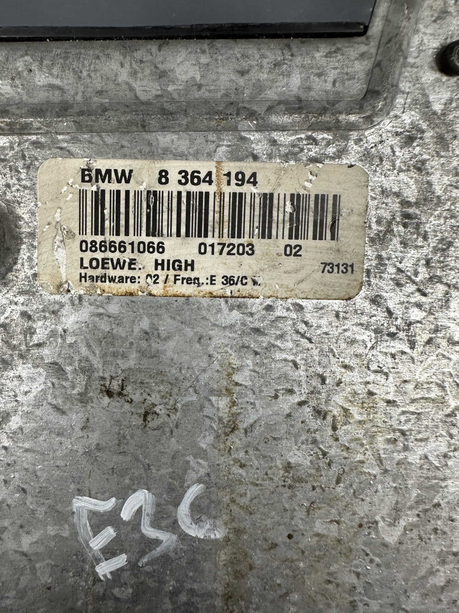 8364194 BMW E36 HIGH Audio Amplifier