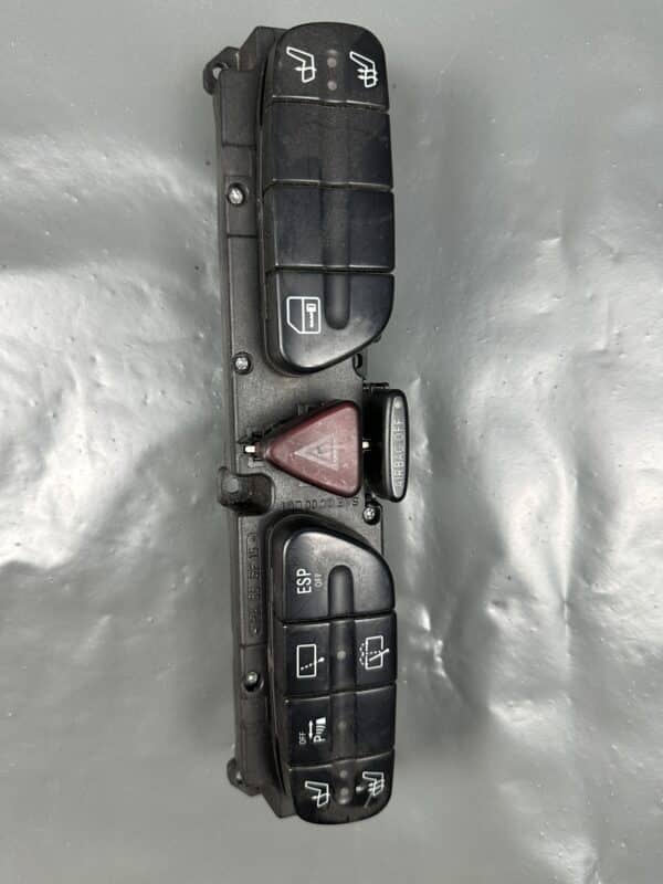 A2038218758 / 2038218758 Mercedes W203 S203 Hazard ESP Heated Seat Central Switch Panel