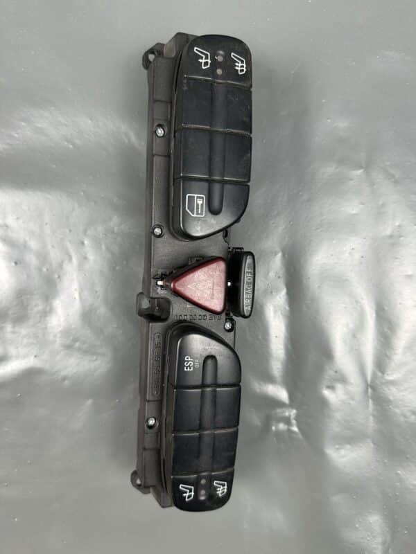 A2038217458 / 2038217458 Mercedes W203 CL203 Heated Seat ESP Hazard Central Switch Panel