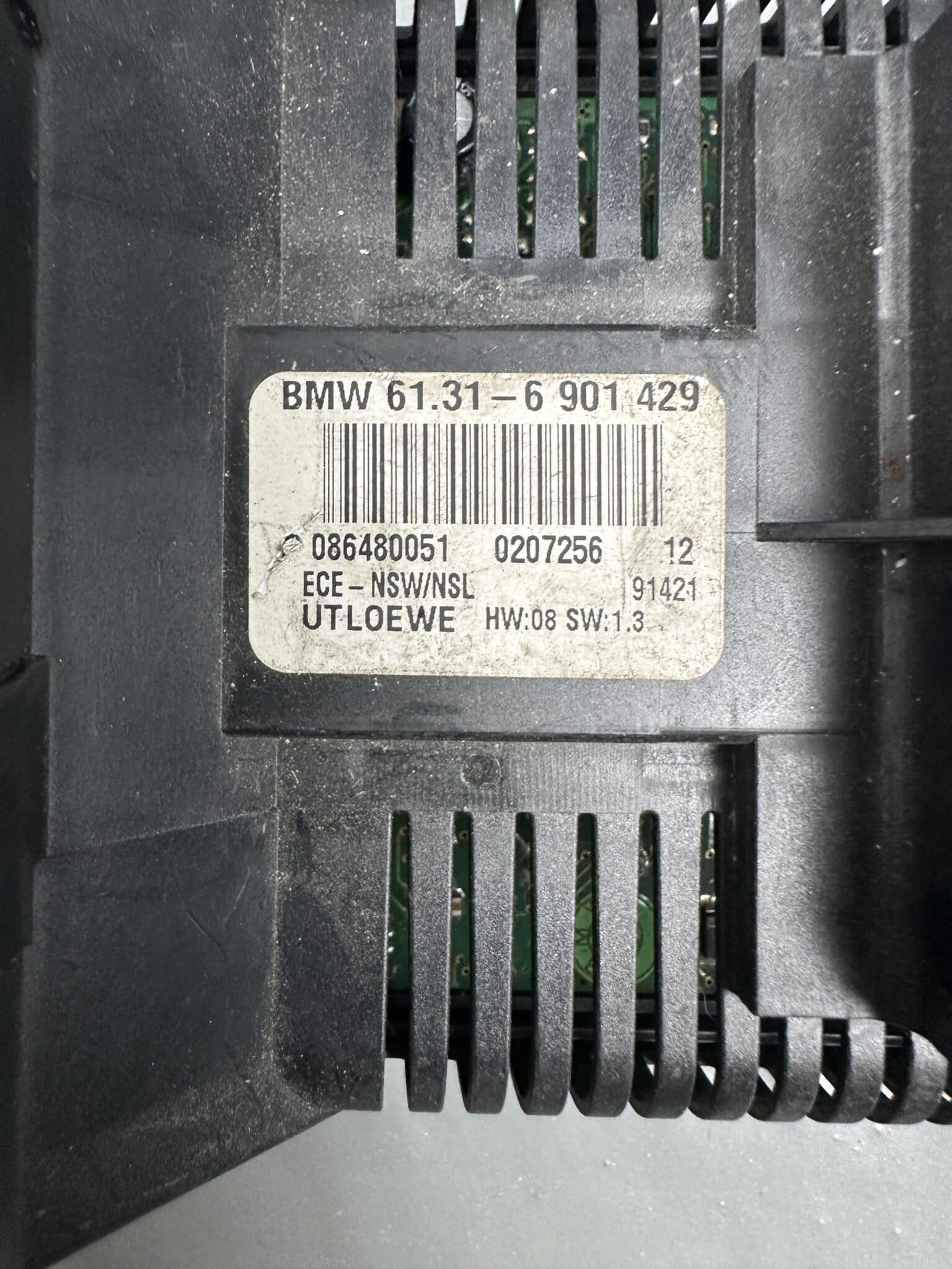 61316901429 / 6901429 BMW E46 UTI LOEWE Headlight Fog Light Switch Control Panel