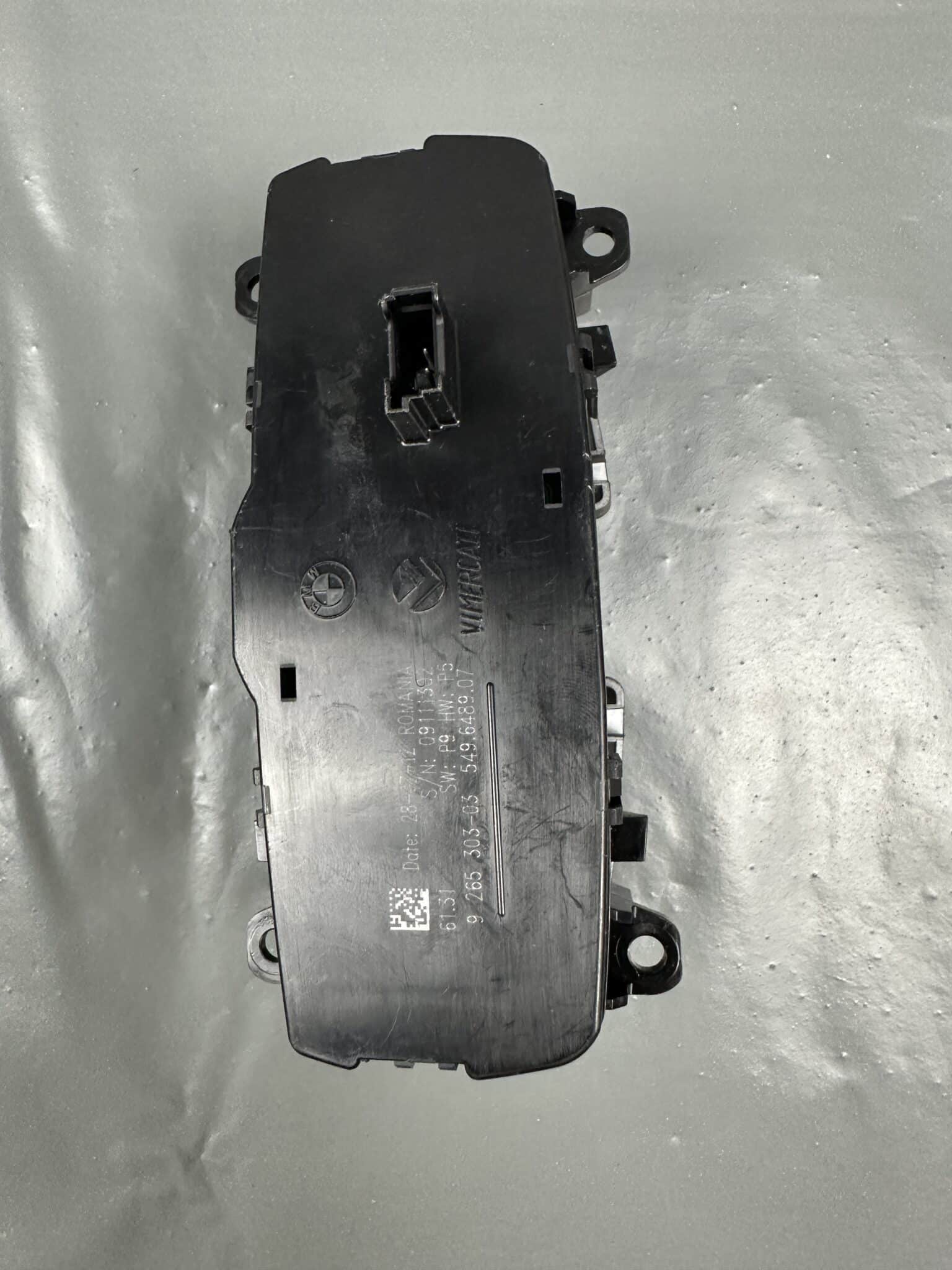 9265303-03 / 61319265303 BMW F20 F21 F22 F30 F31 F32 F34 F36 VIMERCATI Headlight Light Control Switch Panel – OEM Used & Tested