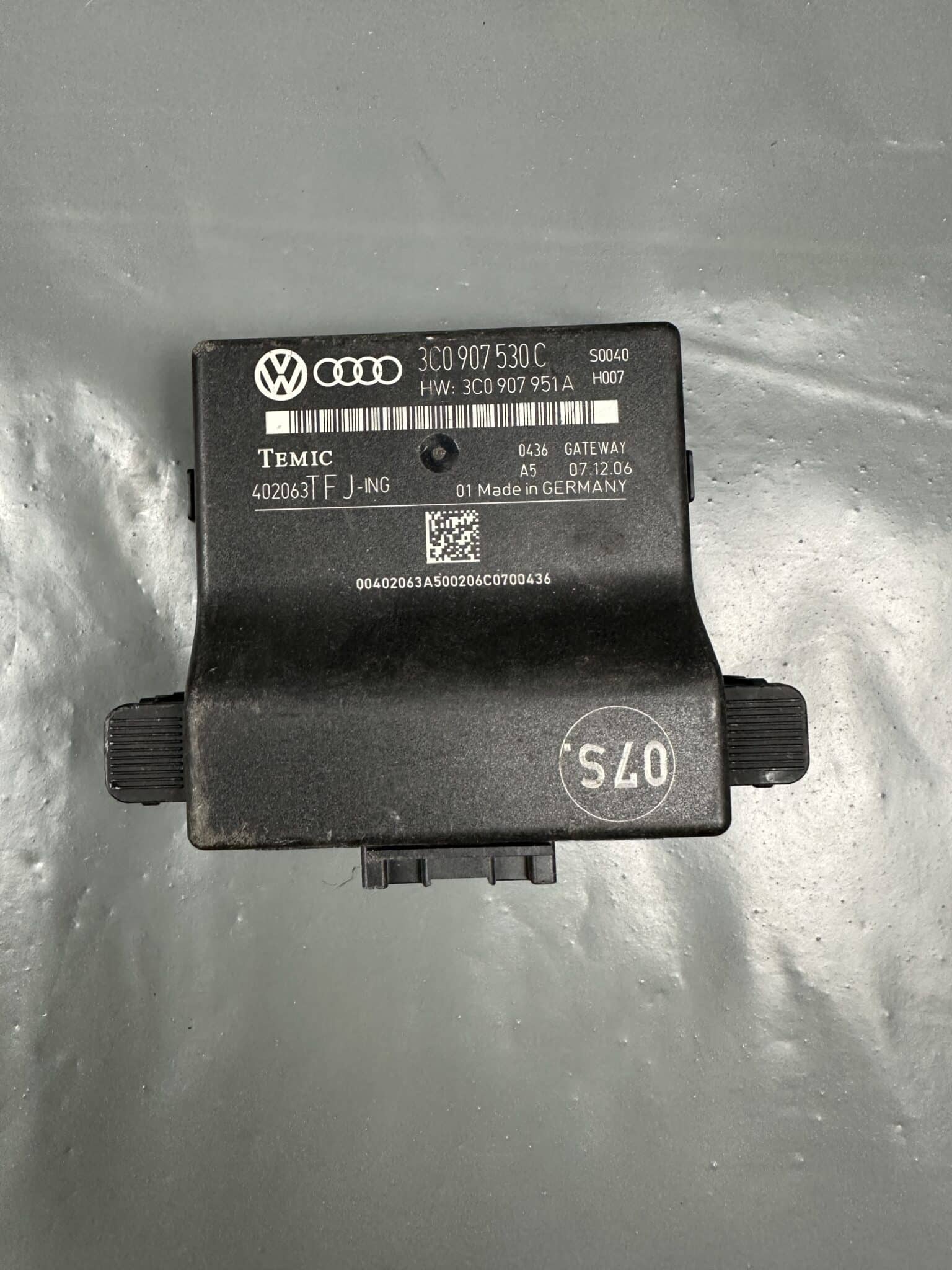 3C0907530C / 402063 VW Passat B6 3C CAN Bus Gateway Control Module – OEM Used & Tested
