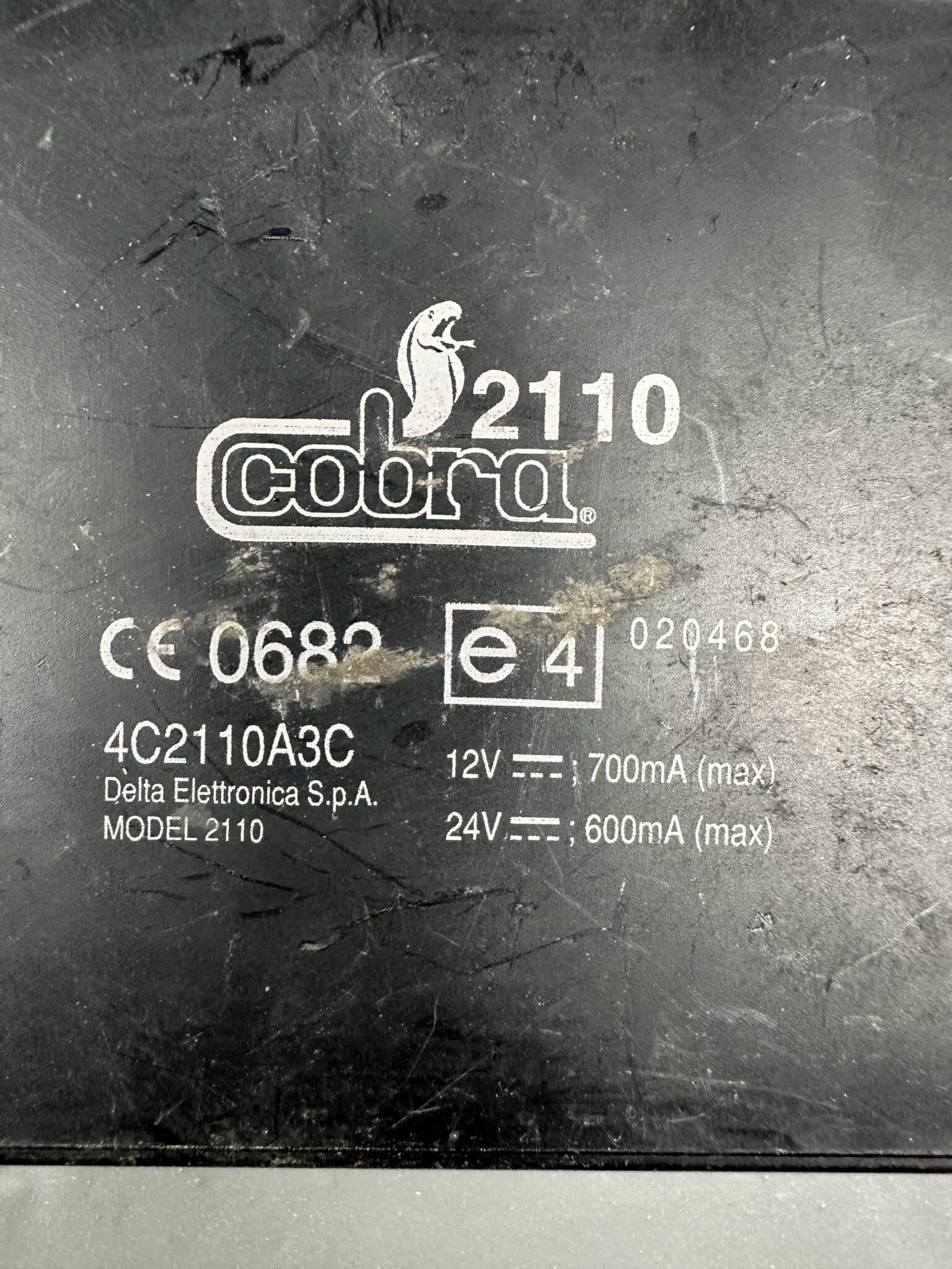 4C2110A3C Cobra 2110 Car Alarm Control Unit Module 12V 24V Delta Elettronica – OEM Used & Tested