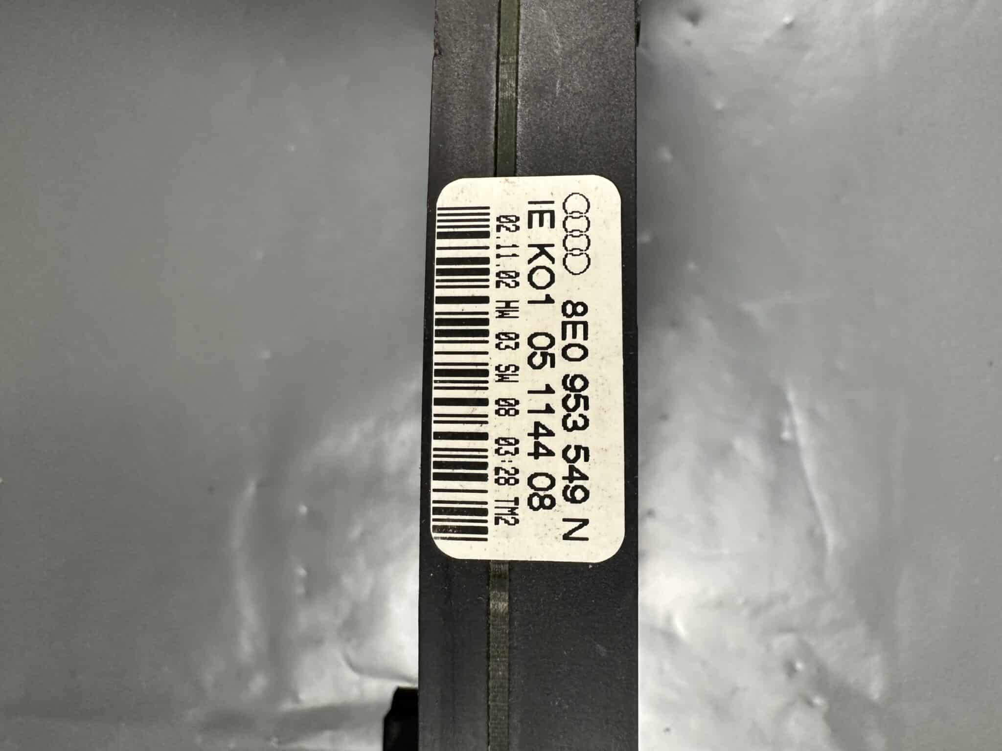 8E0953549N / 8E0953549L Audi A4 S4 B6 Steering Column Module – OEM Used & Tested