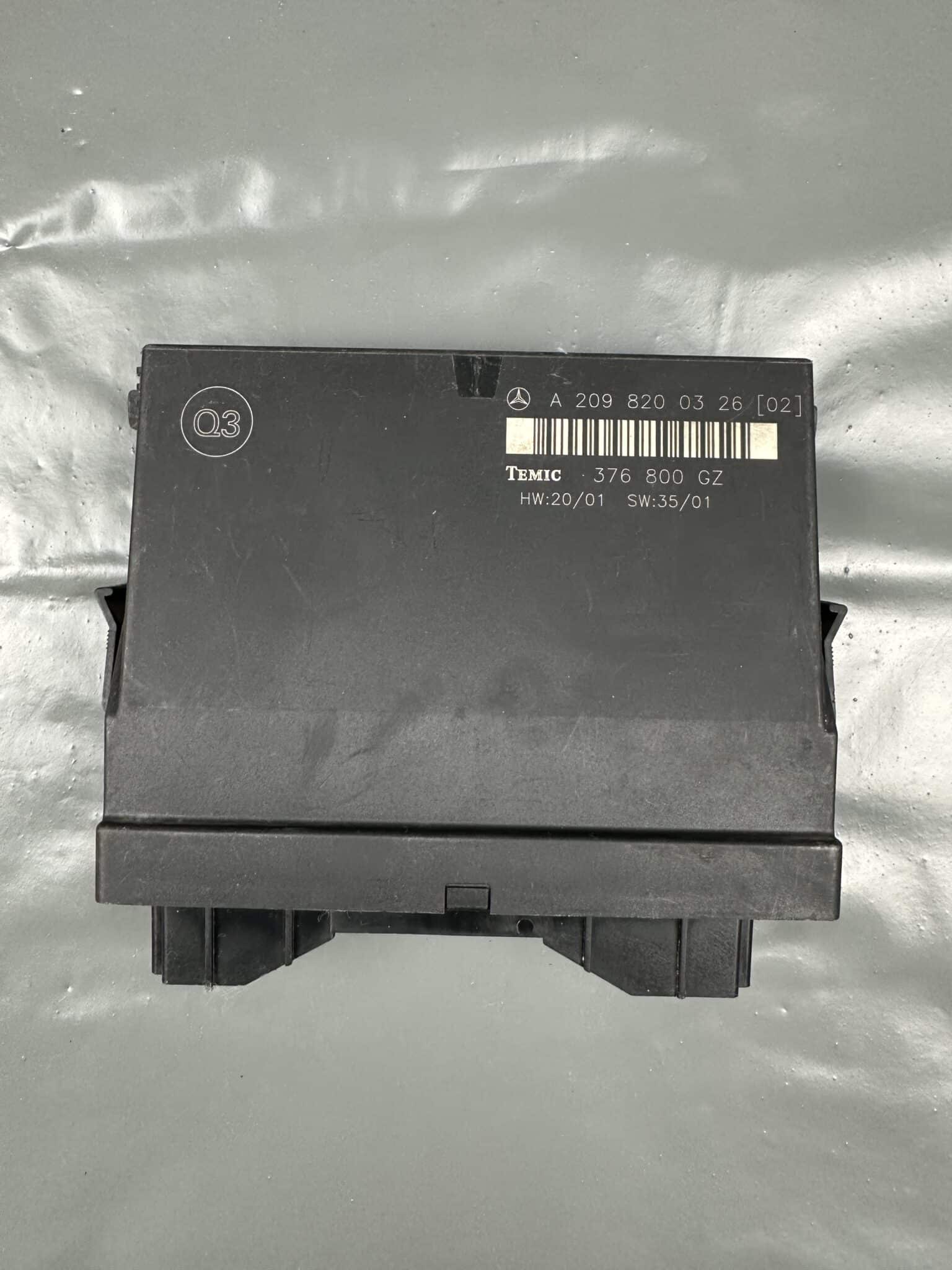 A2098200326 Mercedes CLK C209 A209 Rear SAM Control Module – OEM Used & Tested