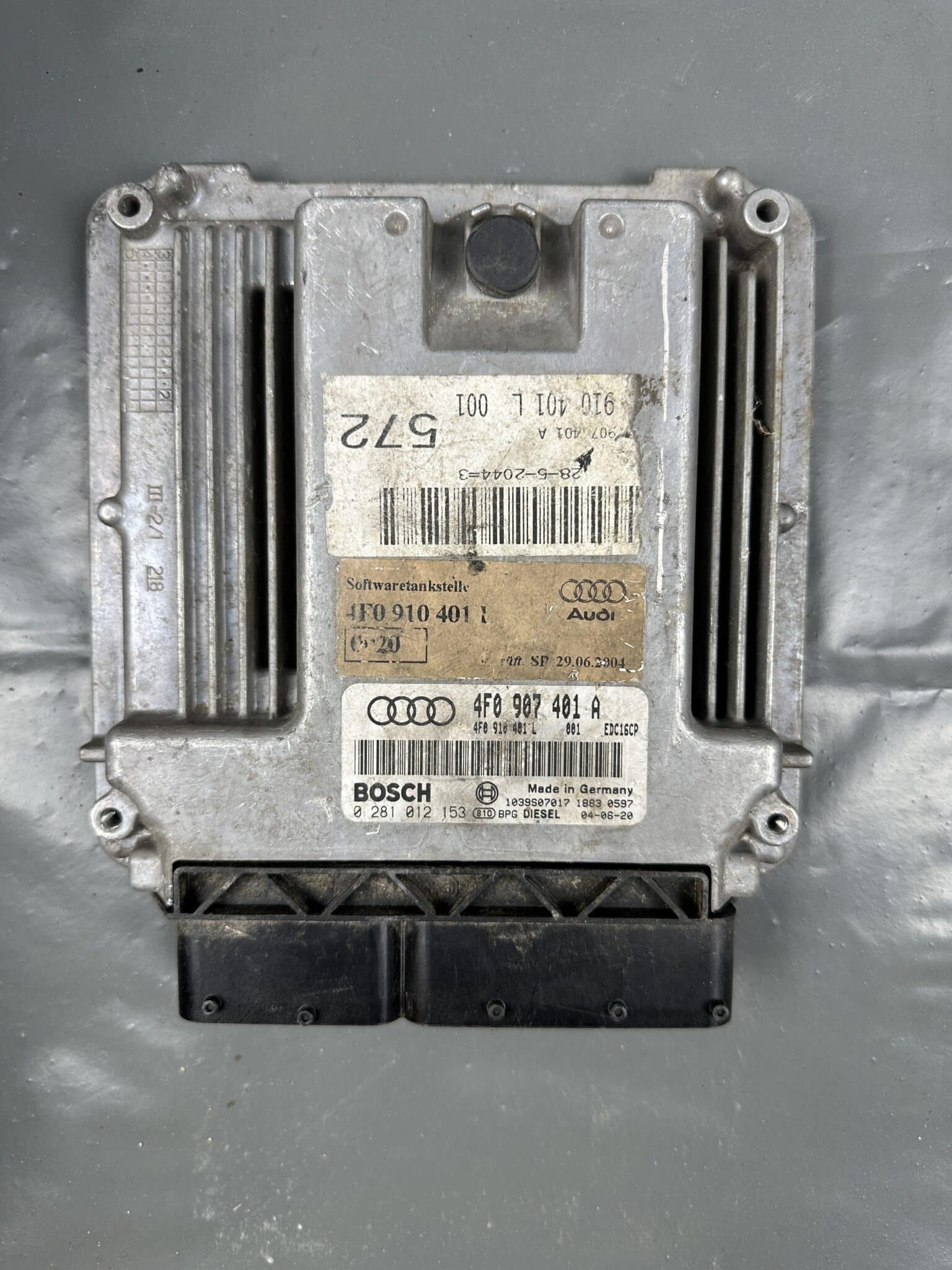 4F0907401A / 0281012153 Audi A6 C6 4F 3.0 TDI EDC16CP Calculateur moteur – Pièce d'origine, d'occasion et testée