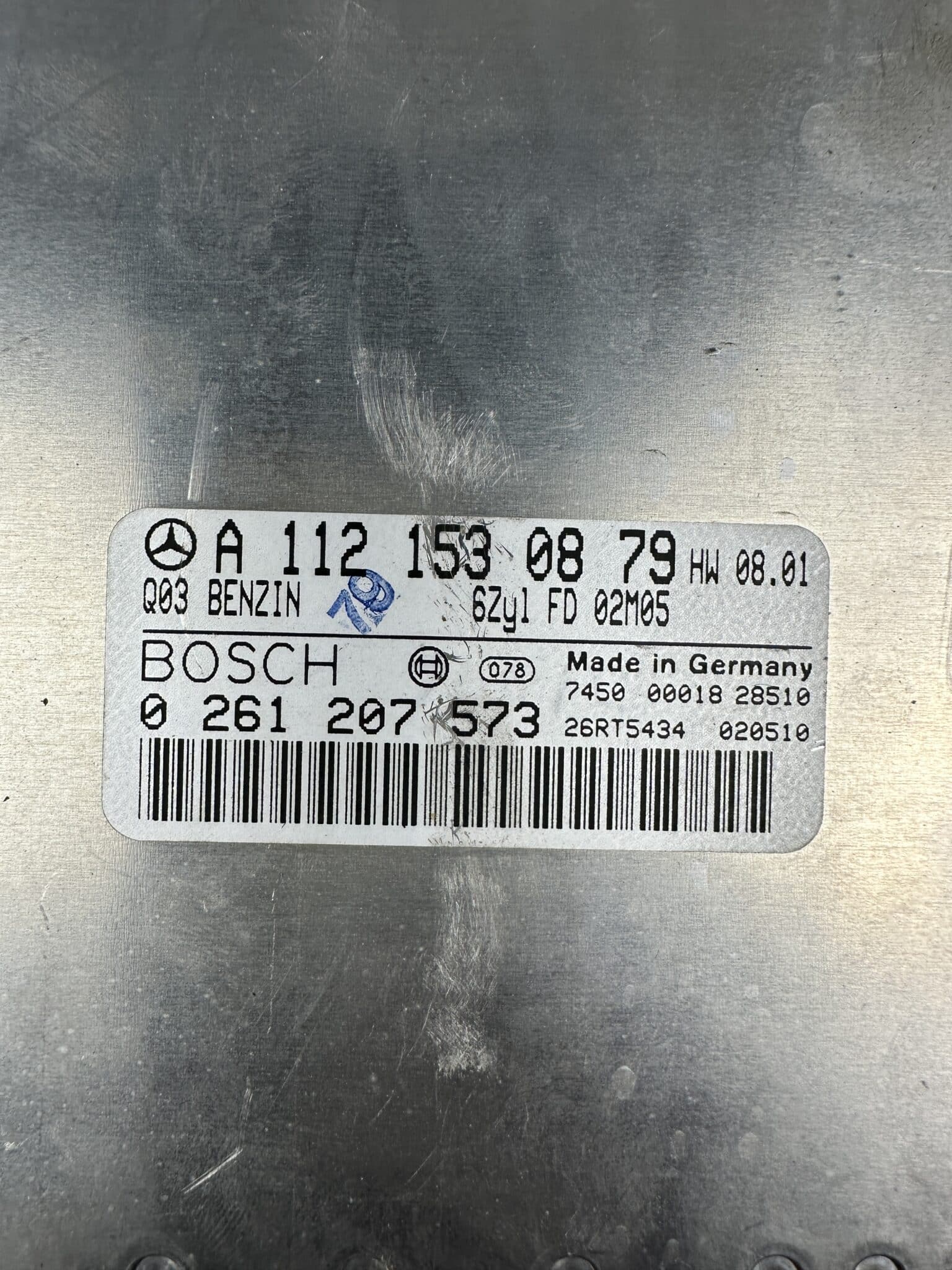 A1121530879 / 0261207573 Mercedes M112 V6 ME2.8 Unidad de Control del Motor – Original Usado y Probado