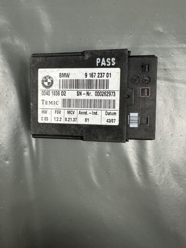 9167237 BMW Seat Comfort Control Module – OEM Used & Tested