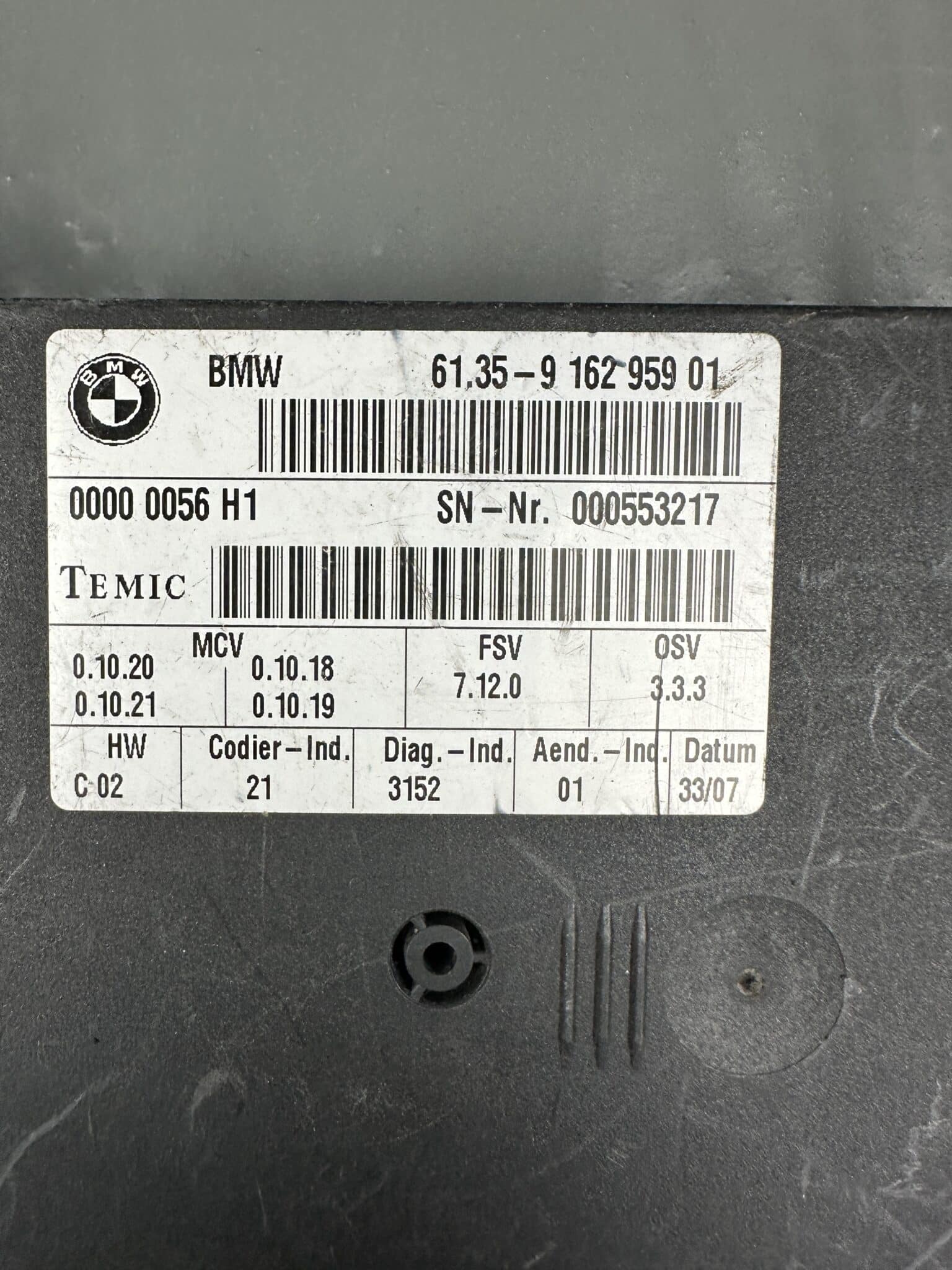 9162959 BMW E60 E61 Seat Control Module – OEM Used & Tested