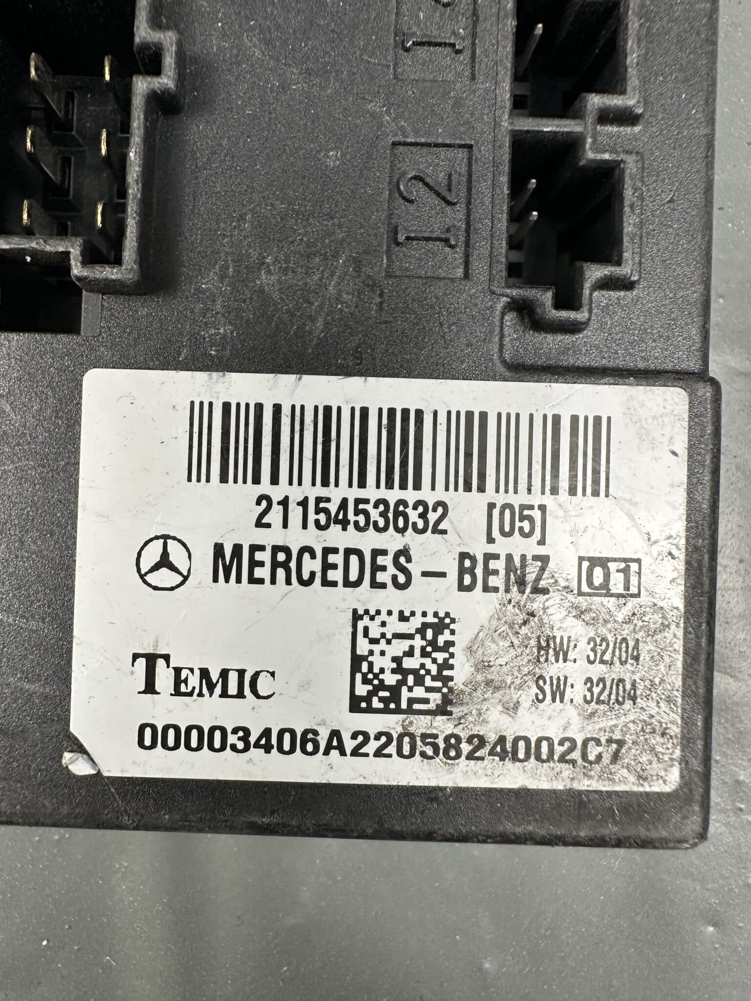 A2115453632 Mercedes W211 CLS C219 SAM Passenger Side Module – OEM Used & Tested