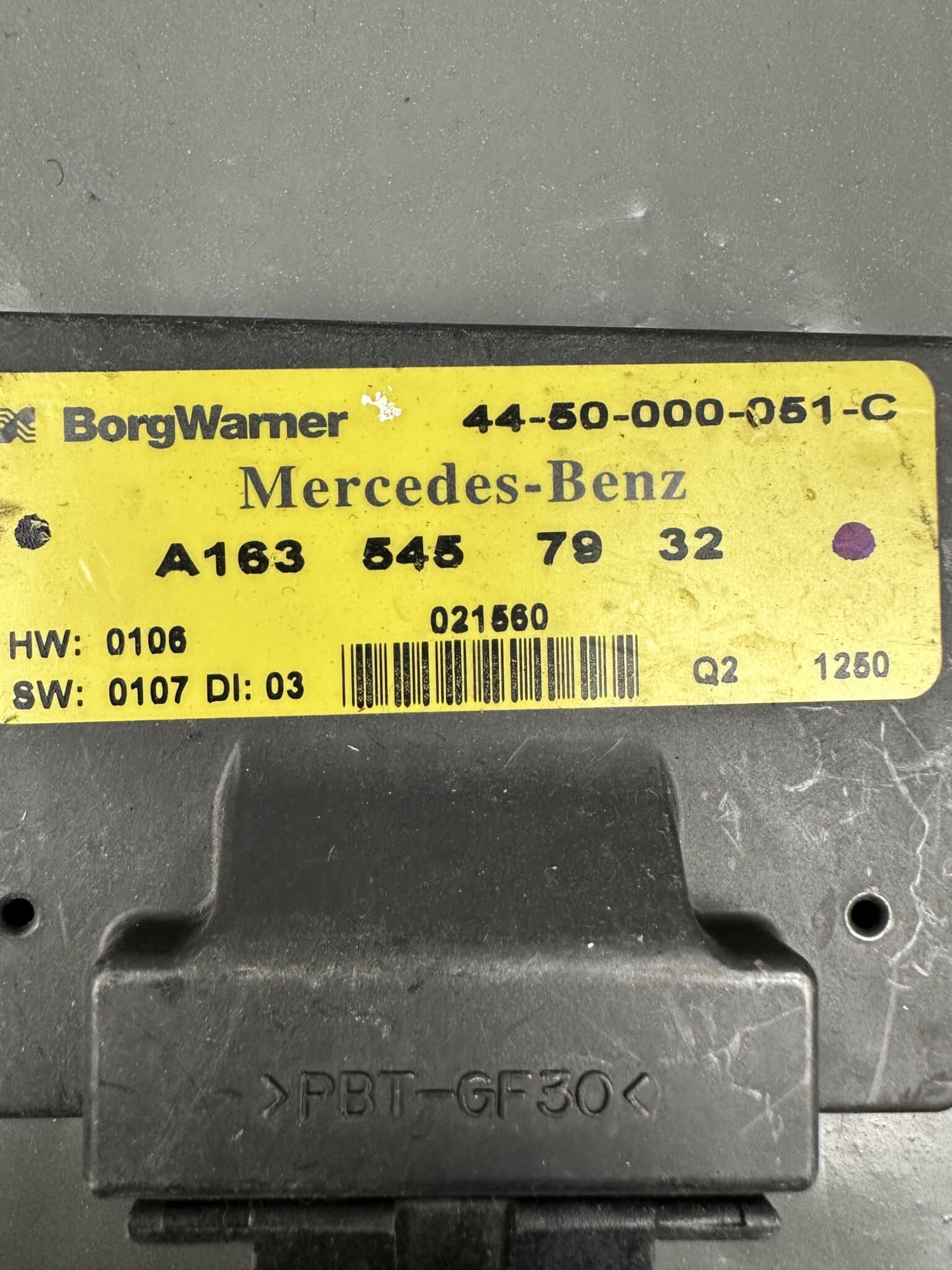 1635457932 Mercedes W163 ML Transfer Case Control Module – OEM Used & Tested