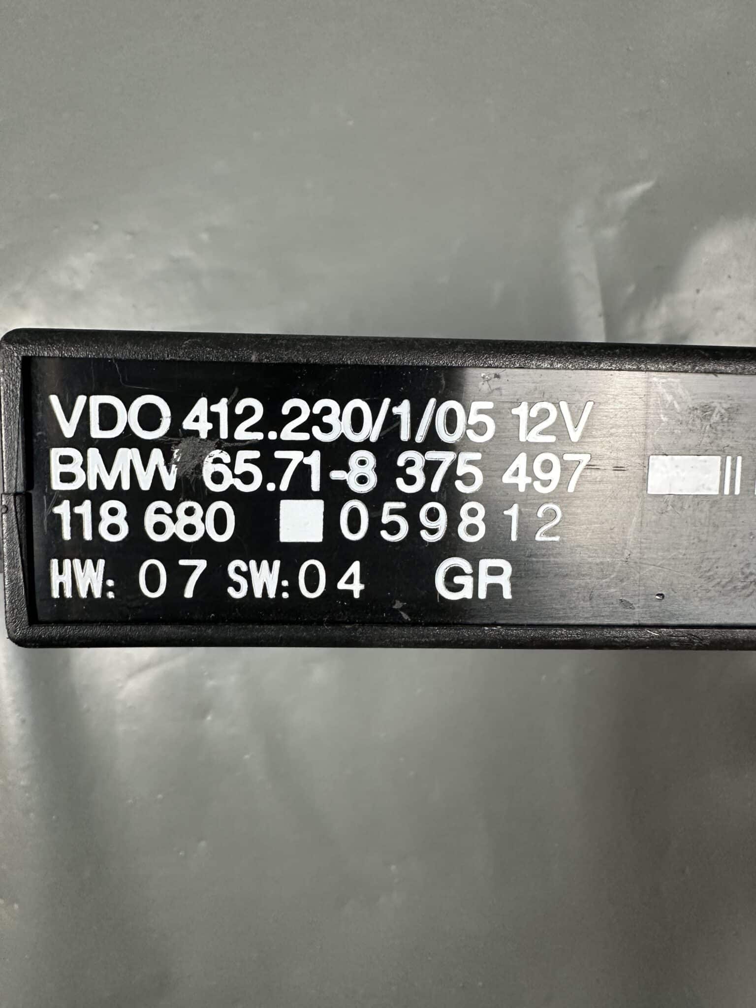 8375497 BMW E39 E38 Modul Tempomat Control Viteză – Original Folosit și Testat