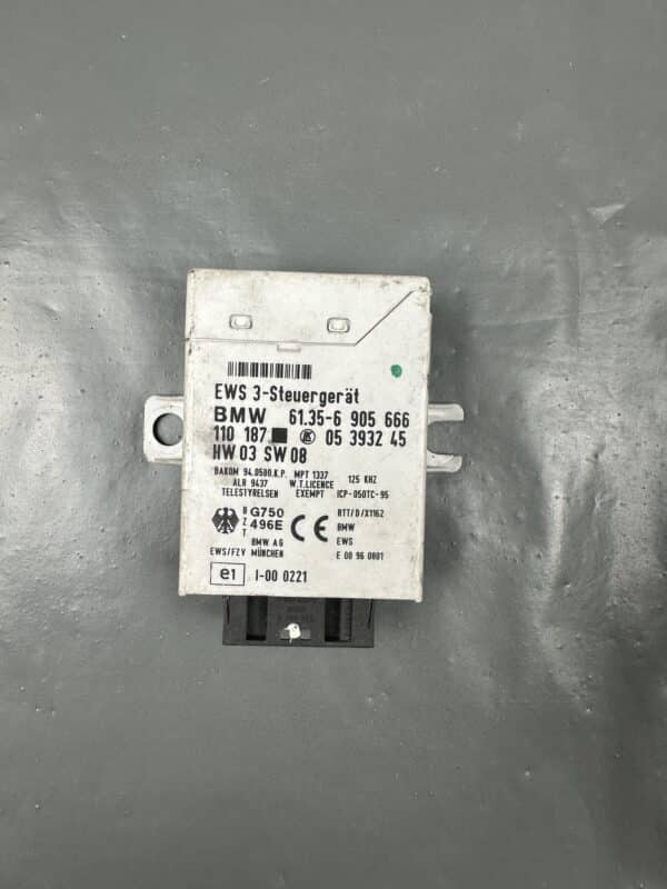 6905666 BMW E46 E39 X5 EWS 3 Immobiliser Control Module – OEM Used & Tested