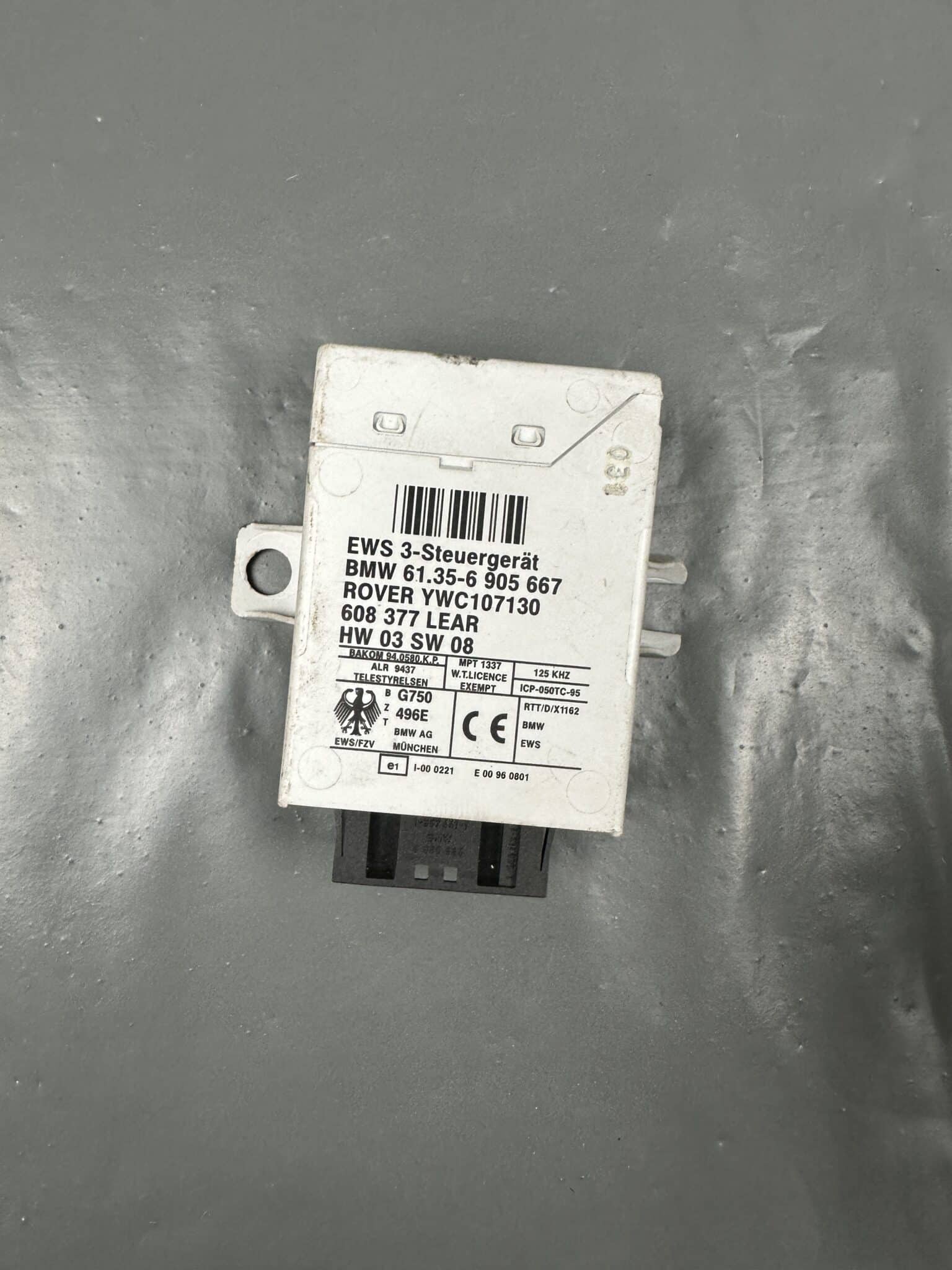 6905667 BMW E46 E39 X5 EWS 3 Immobiliser Control Module – OEM Used & Tested