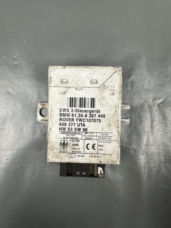 8387448 BMW E38 E39 E46 EWS 3 Immobiliser Control Module – OEM Used & Tested