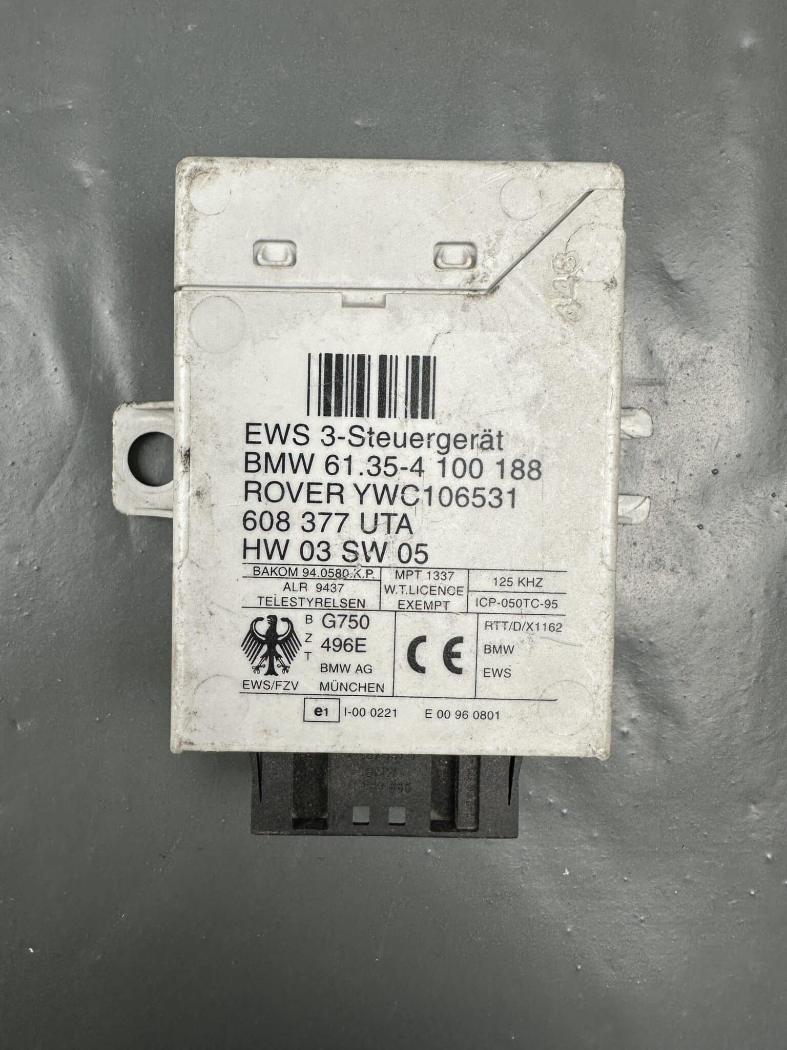 4100188 BMW Rover 75 MG ZT EWS 3 Immobiliser Control Module – OEM Used & Tested