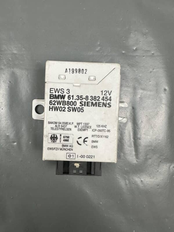 8382454 BMW E39 E46 Z3 EWS 3 Immobiliser Control Module – OEM Used & Tested