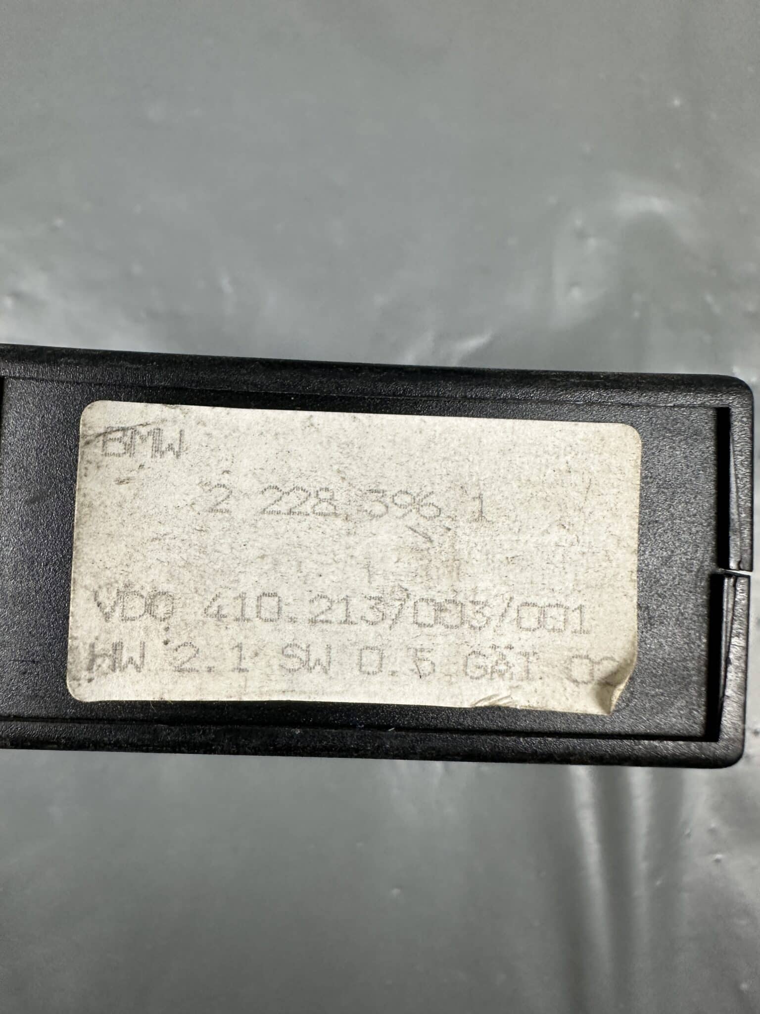 62112228396 BMW E36 M3 SMG Schaltanzeige-Steuergerät – OEM Gebraucht & Getestet