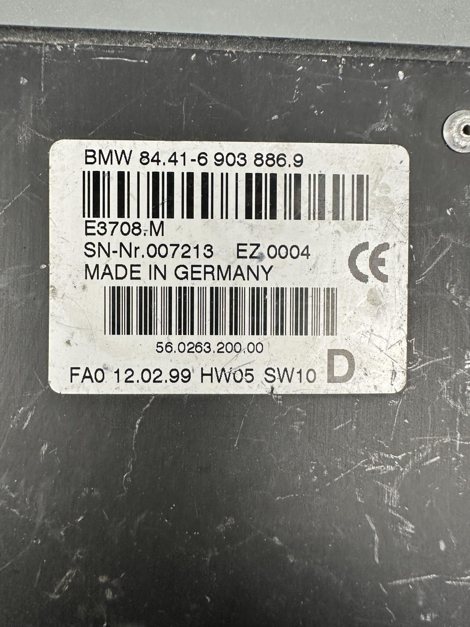 6903886 BMW E38 E39 E46 Voice Input System Module – OEM Used & Tested