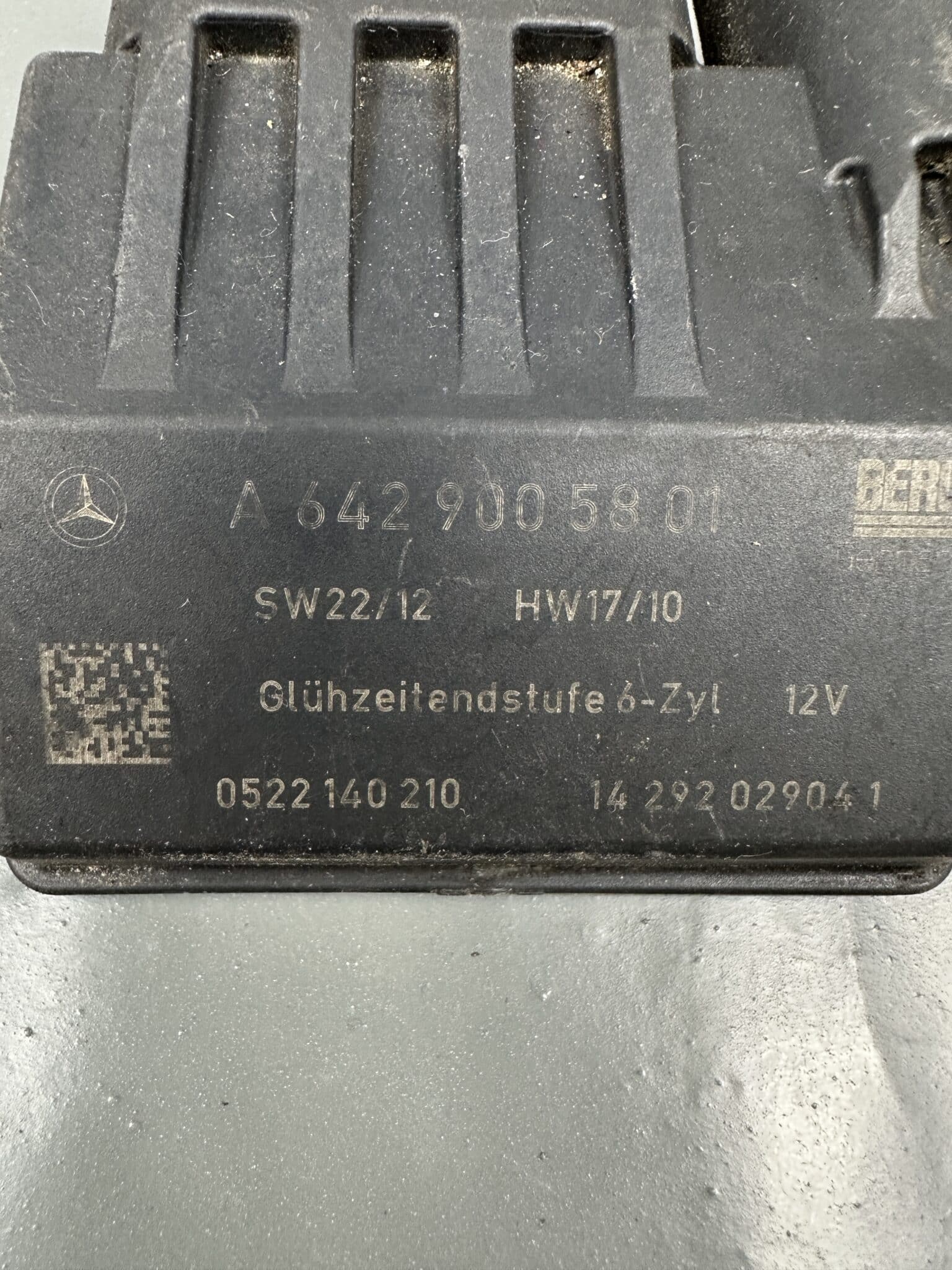 A6429005801 Mercedes OM642 Glow Plug Control Unit – OEM Used & Tested