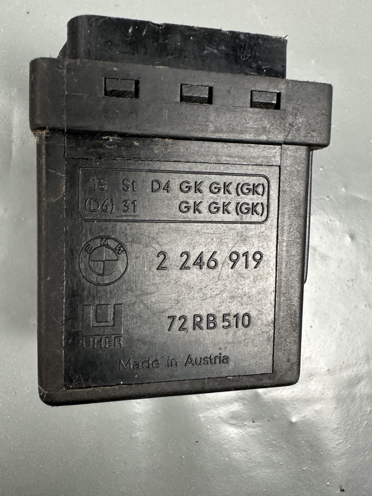 2246919 72RB510 BMW E34 E39 Diesel Releu Incandescență – Original Folosit și Testat