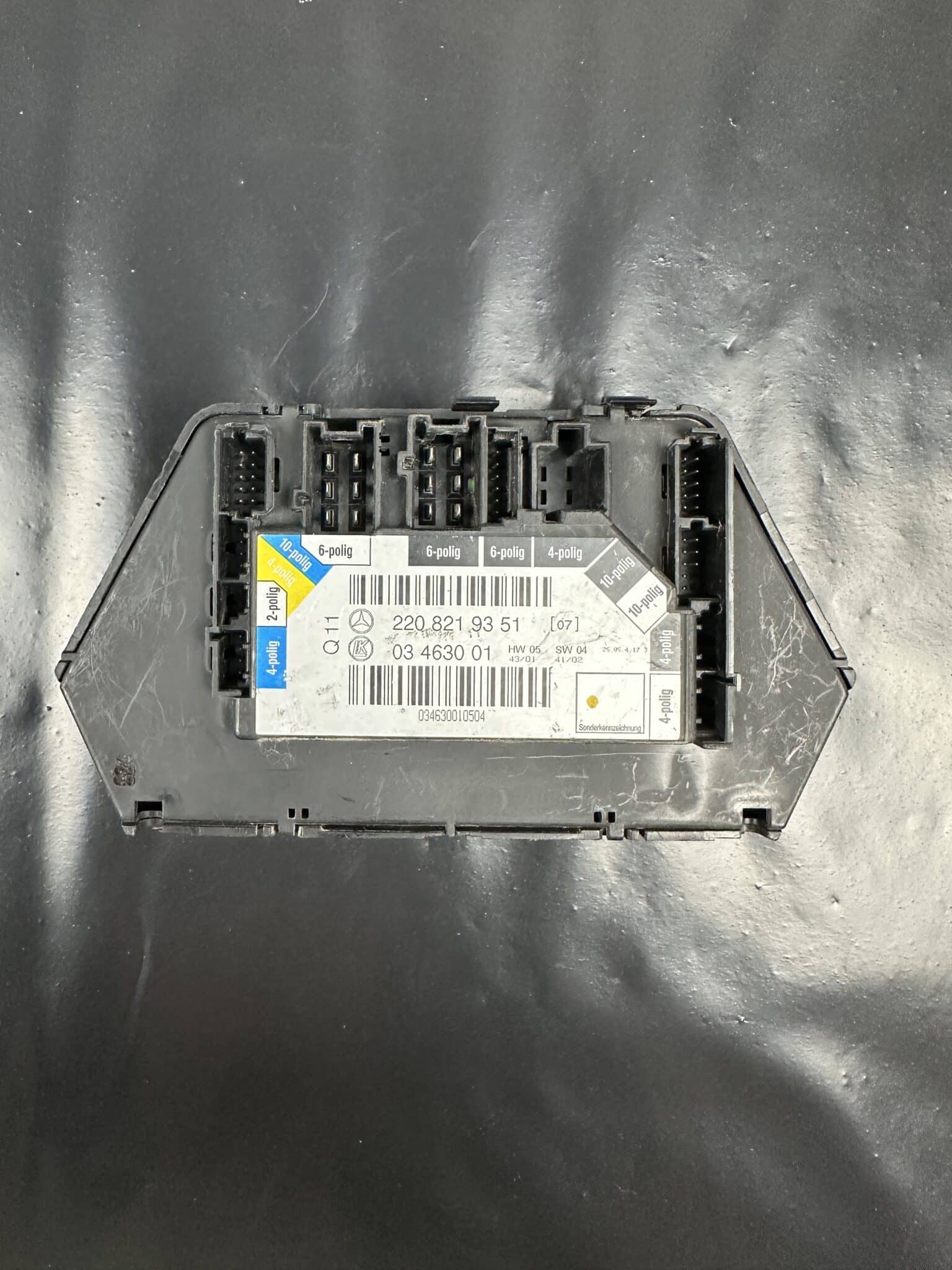 2208219351 / 03463001 Mercedes W220 Modul předního levého sedadla – OEM Použité a Testované