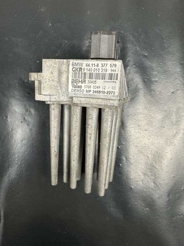 64.11-8377579 BMW Blower Final Stage Resistor OEM Used & Tested
