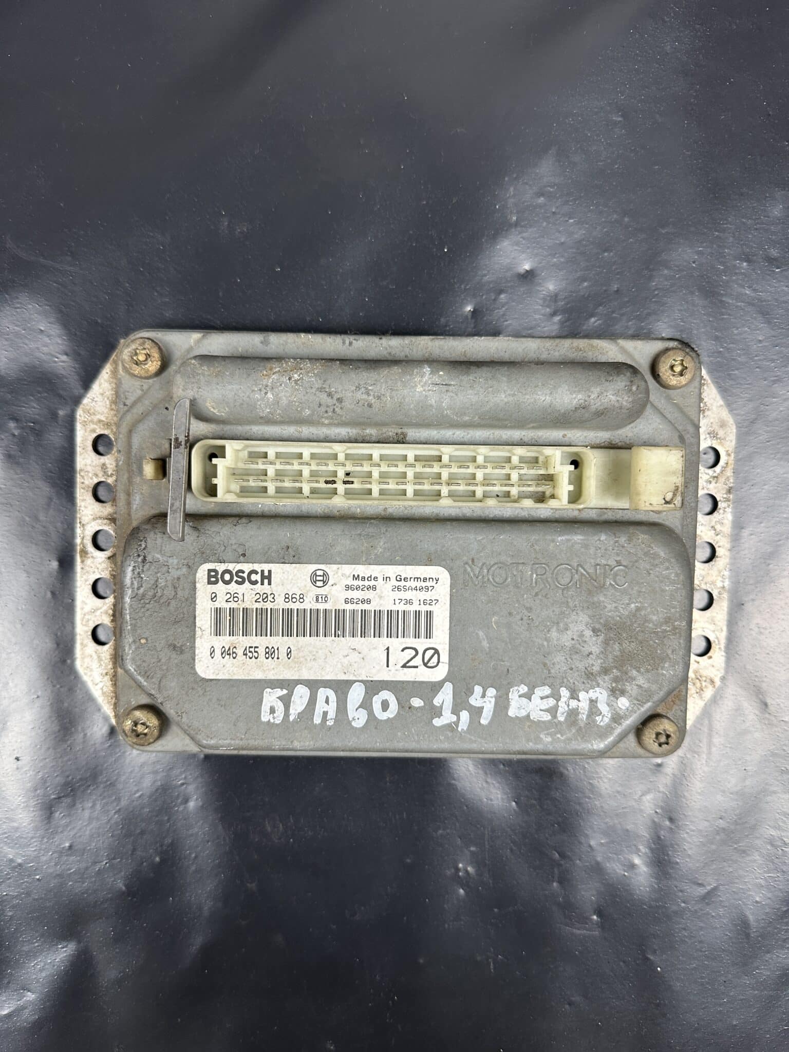 0261203868 0046455801 Fiat Bravo 1.4 Engine Control Unit ECU – OEM Used & Tested