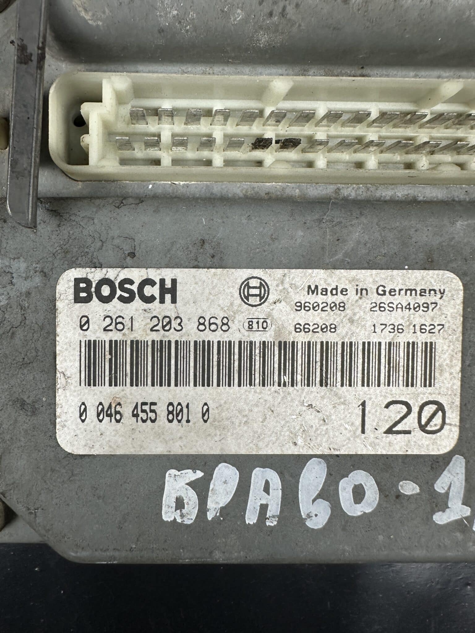 0261203868 0046455801 Fiat Bravo 1.4 Engine Control Unit ECU – OEM Used & Tested
