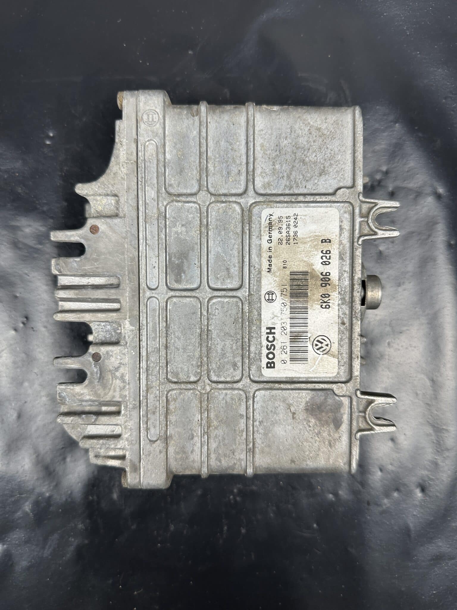 0261203750 6K0906026B VW Polo Seat Ibiza Bosch ECU – Originální Použitá a Testovaná