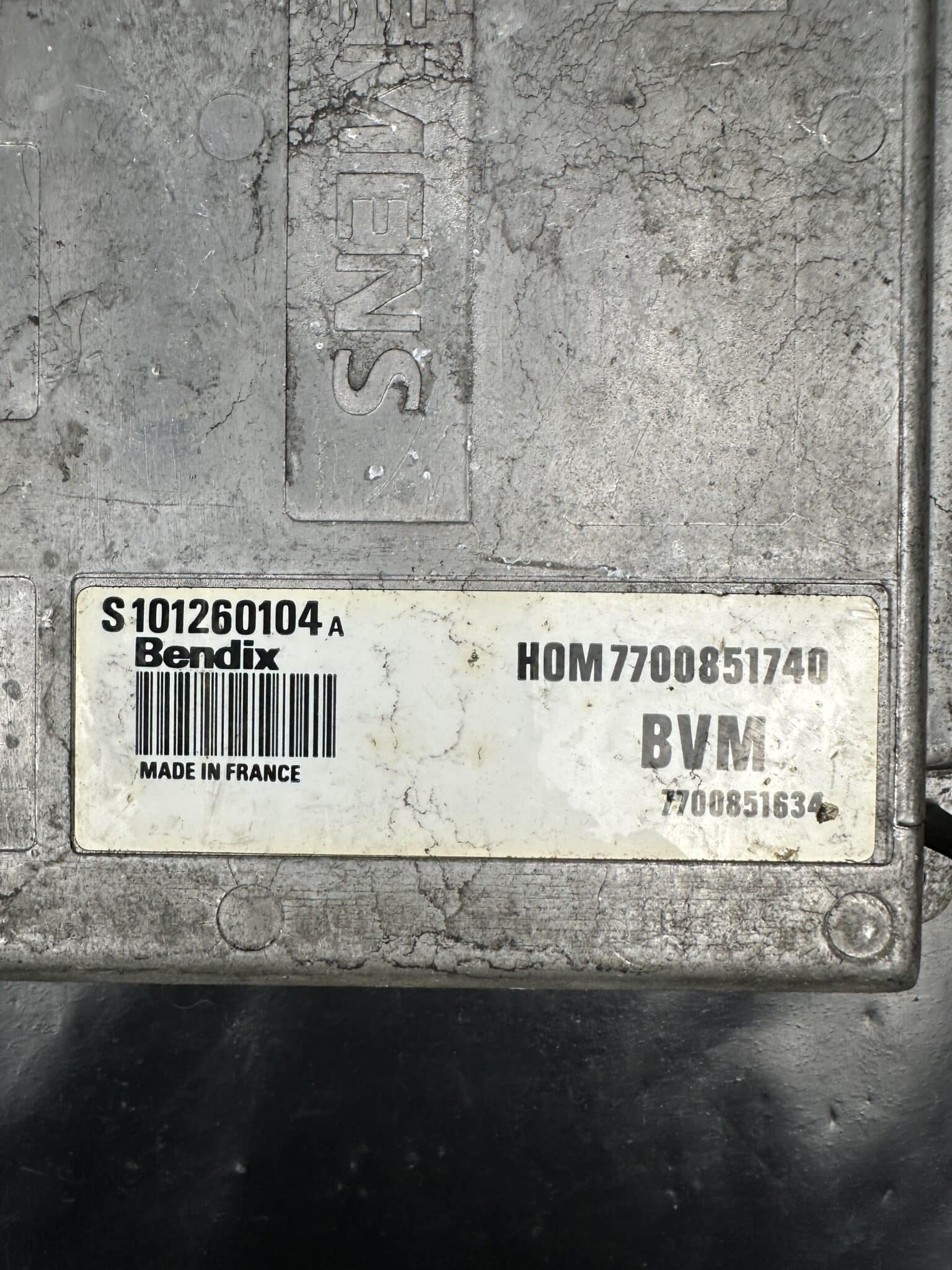 S101260104A 7700851740 7700851634 Renault Espace II 2.0 Siemens Модул за управление на двигателя ECU – Оригинал, употребяван и тестван