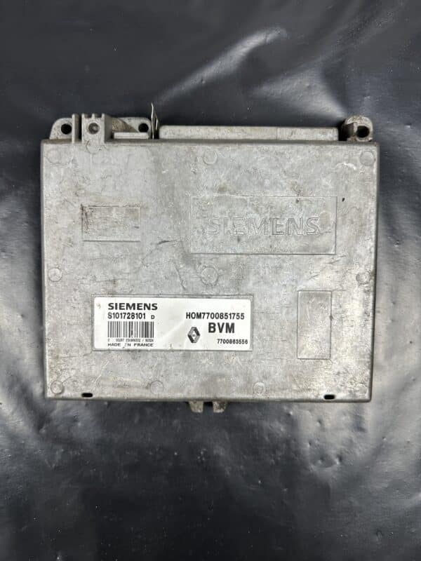 S101728101D 7700851755 7700863556 Renault Clio I 19 1.8 Siemens Модул за управление на двигателя ECU – Оригинал, употребяван и тестван