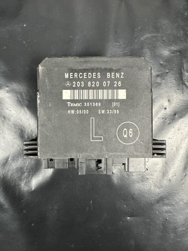 A2038200726 Mercedes W203 C-Class Rear Left Door Control Module – OEM Used & Tested