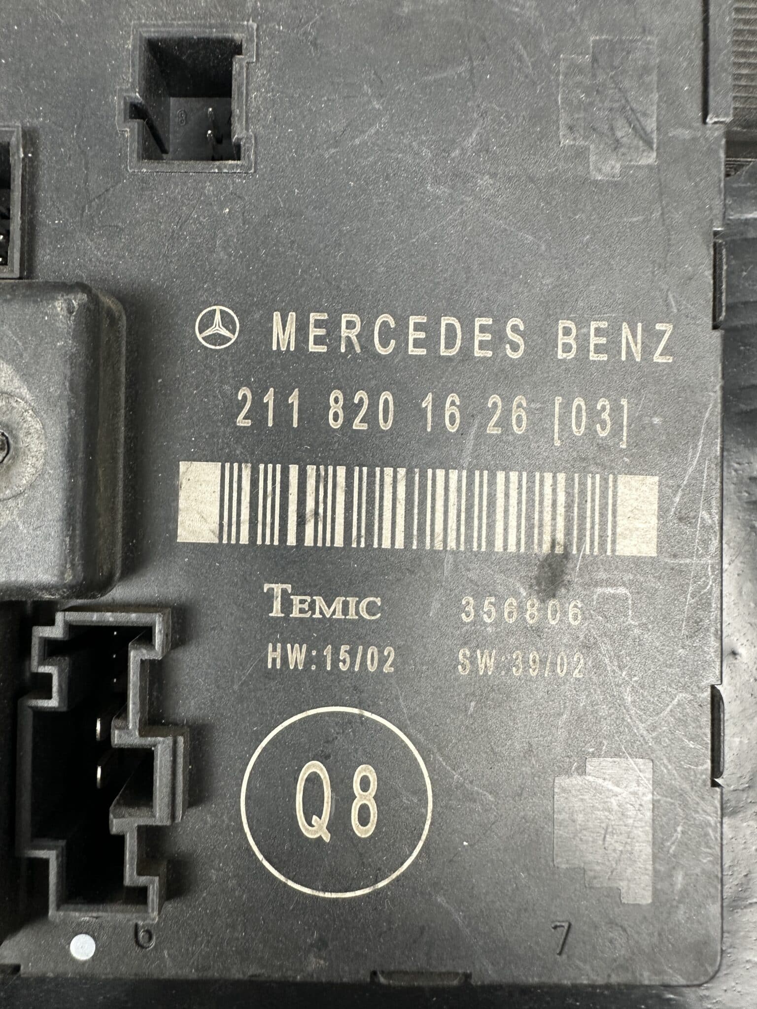 A2118201626 Mercedes W211 E-Class Right Door Control Module – OEM Used & Tested