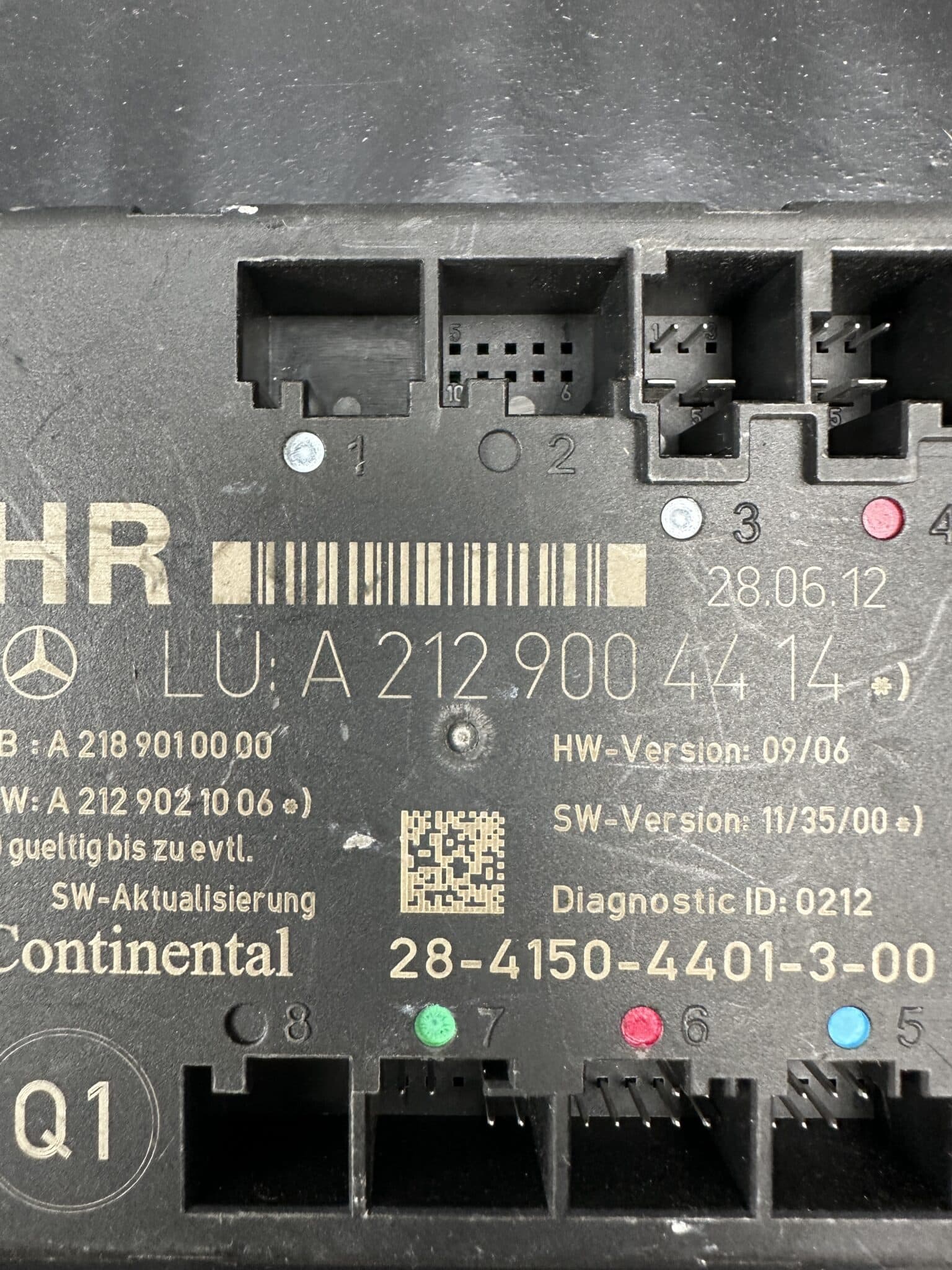 A2129004414 Mercedes W212 E-Class Rear Right Door Control Module – OEM Used & Tested
