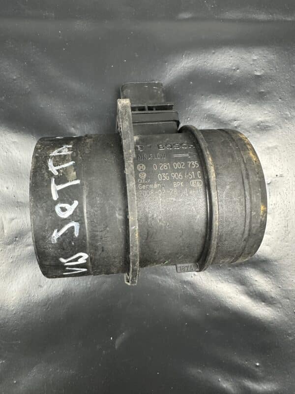 03G906461C / 0281002735 Bosch VW Golf 5 Jetta Passat Audi A3 Air Mass Sensor – OEM Used & Tested